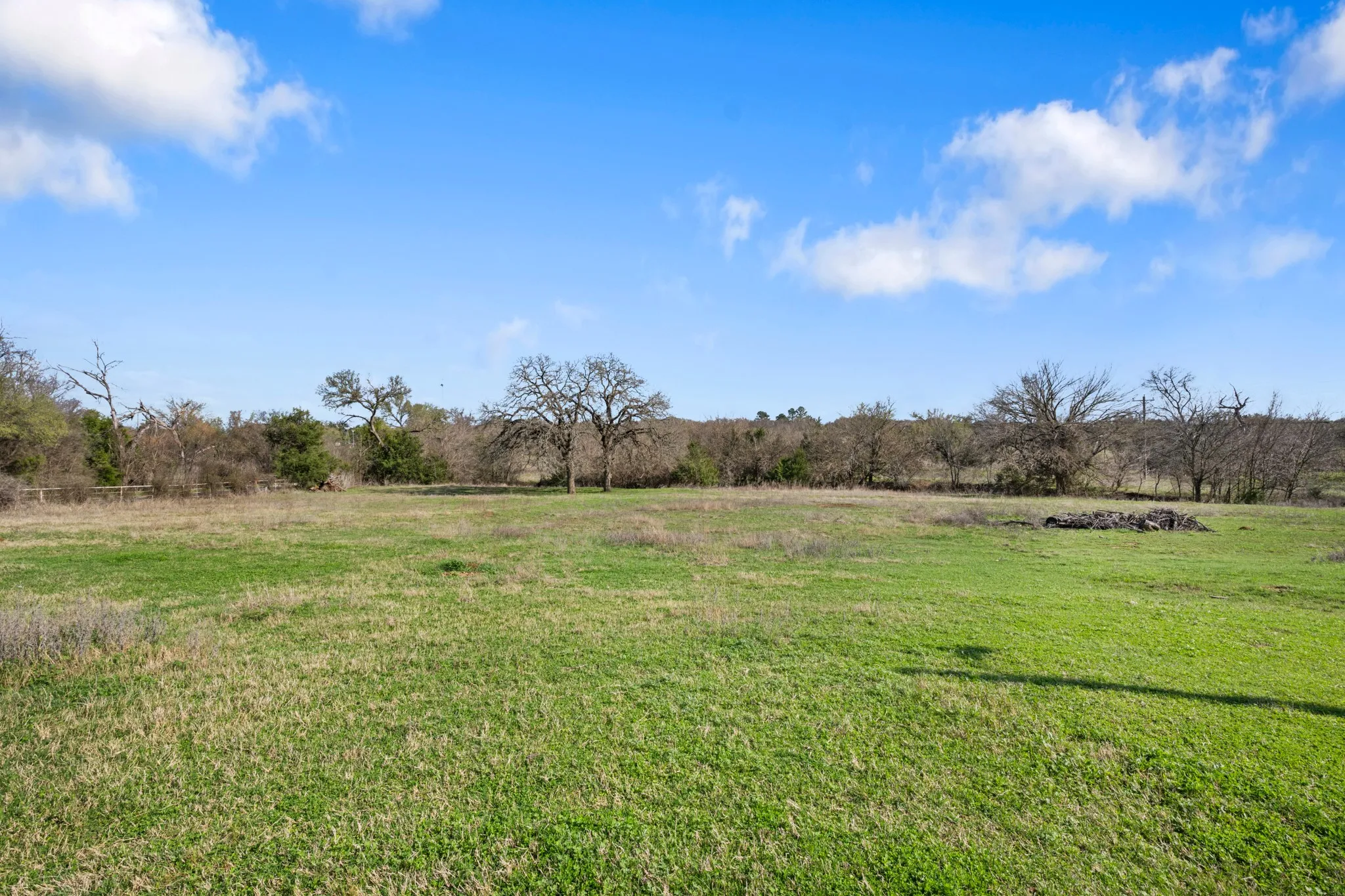 View of green lawn featuring a view of countryside