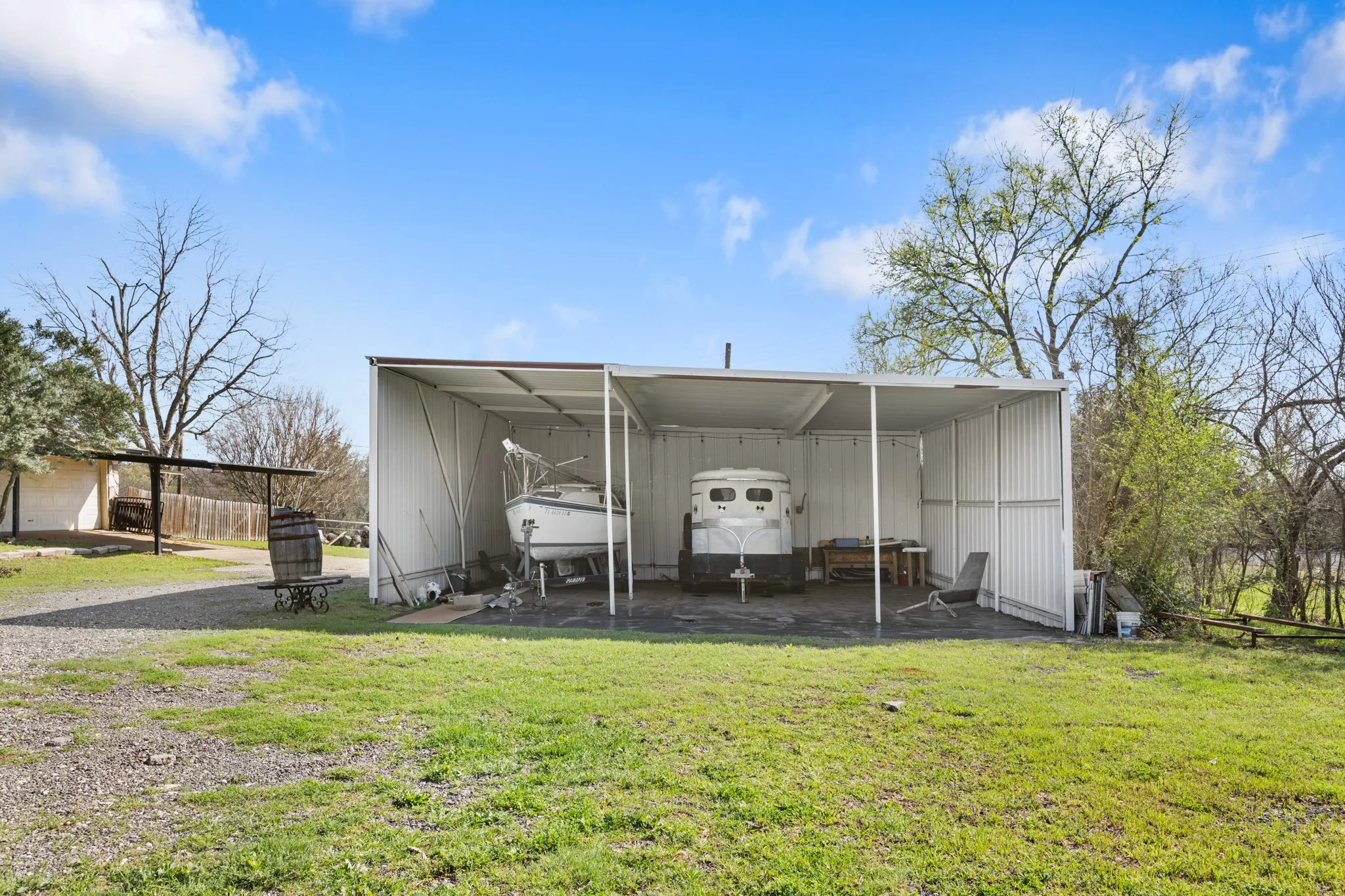 View of outbuilding