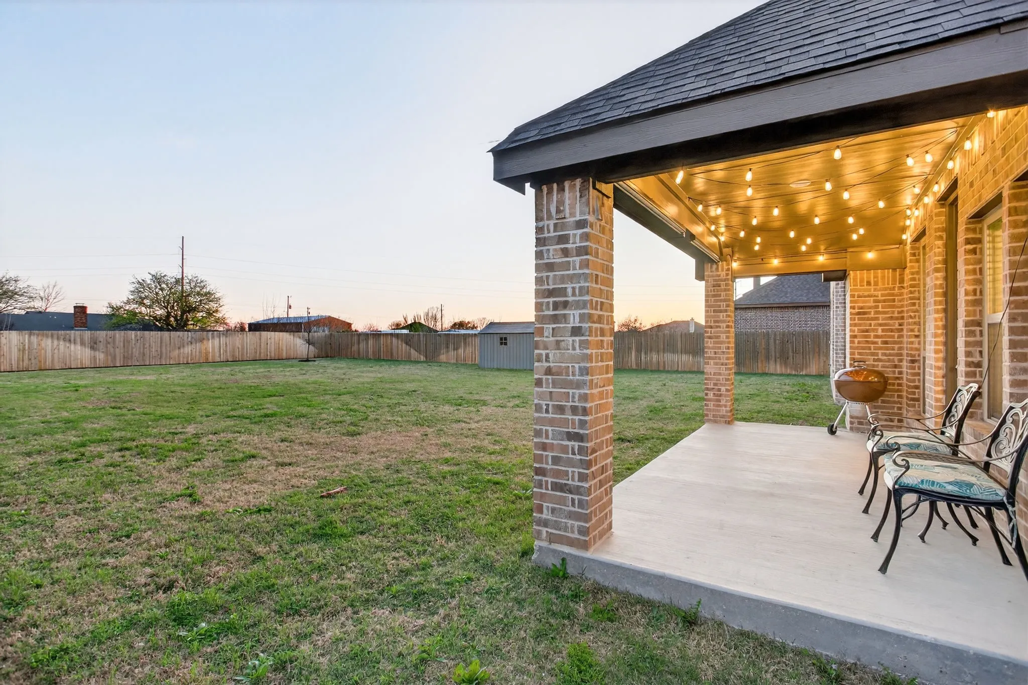 A huge blank canvas for you to make your own. Massive pool, playground, sports court, big extended outdoor living...