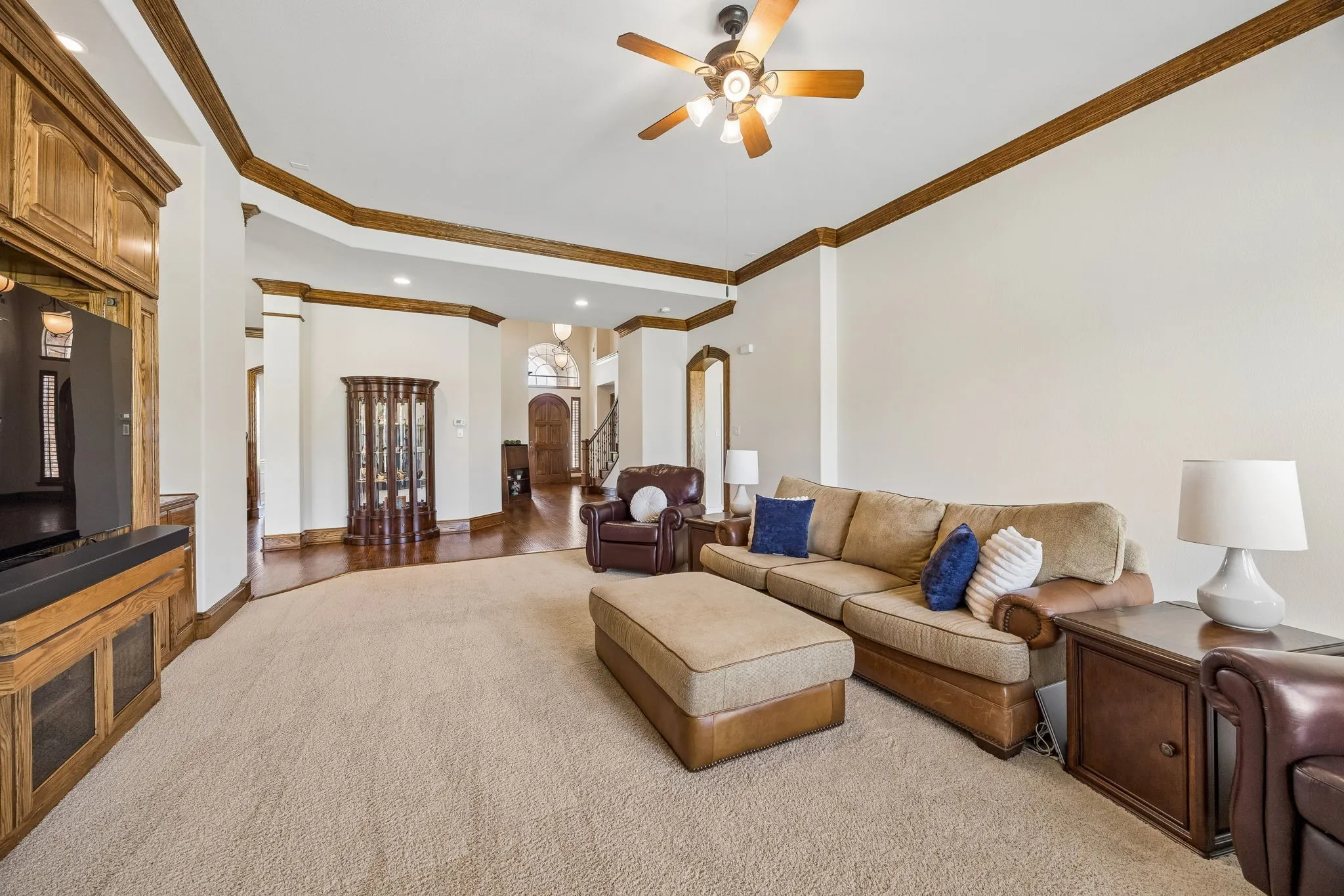 Living room in the heart of the home