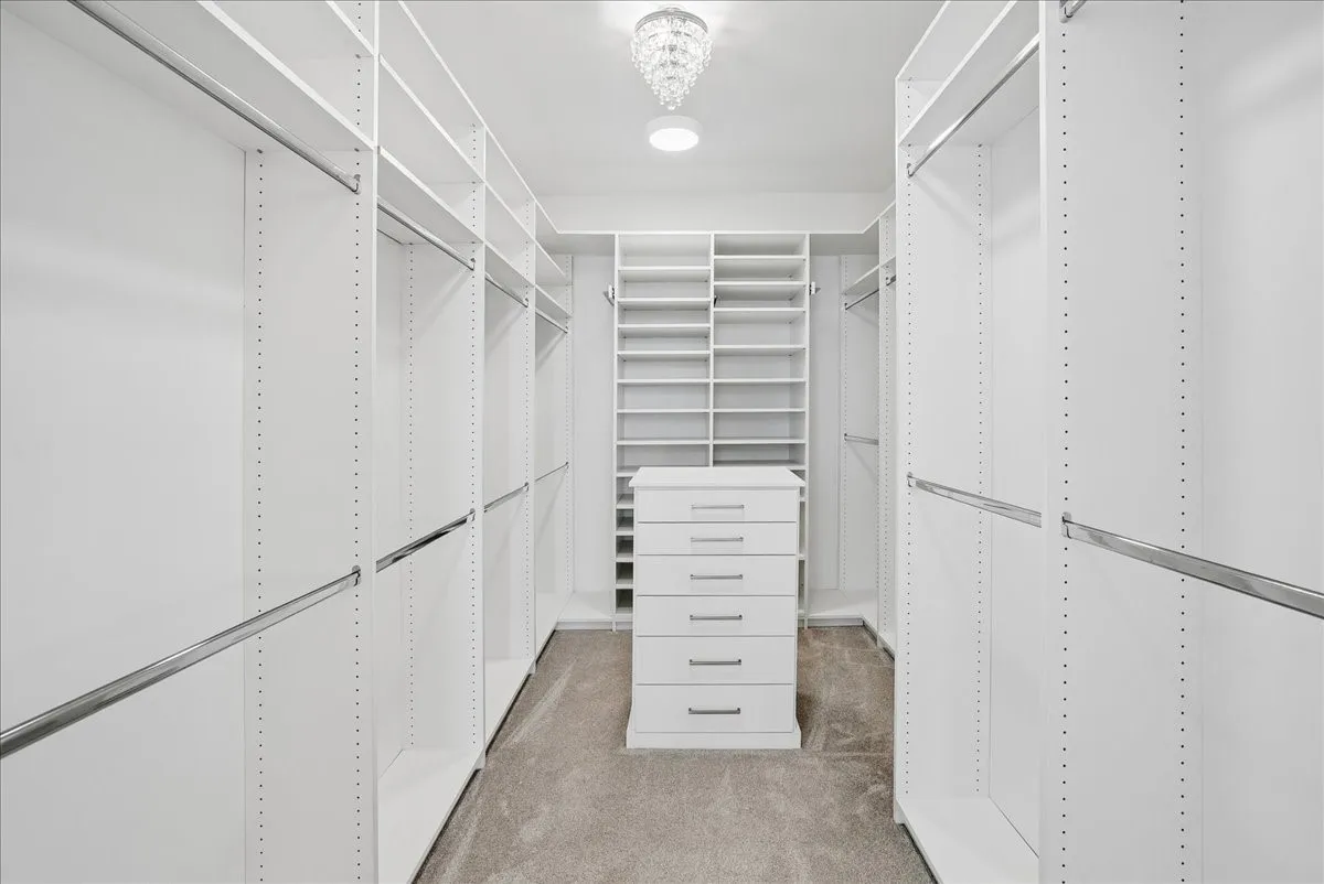 custom designed closet system