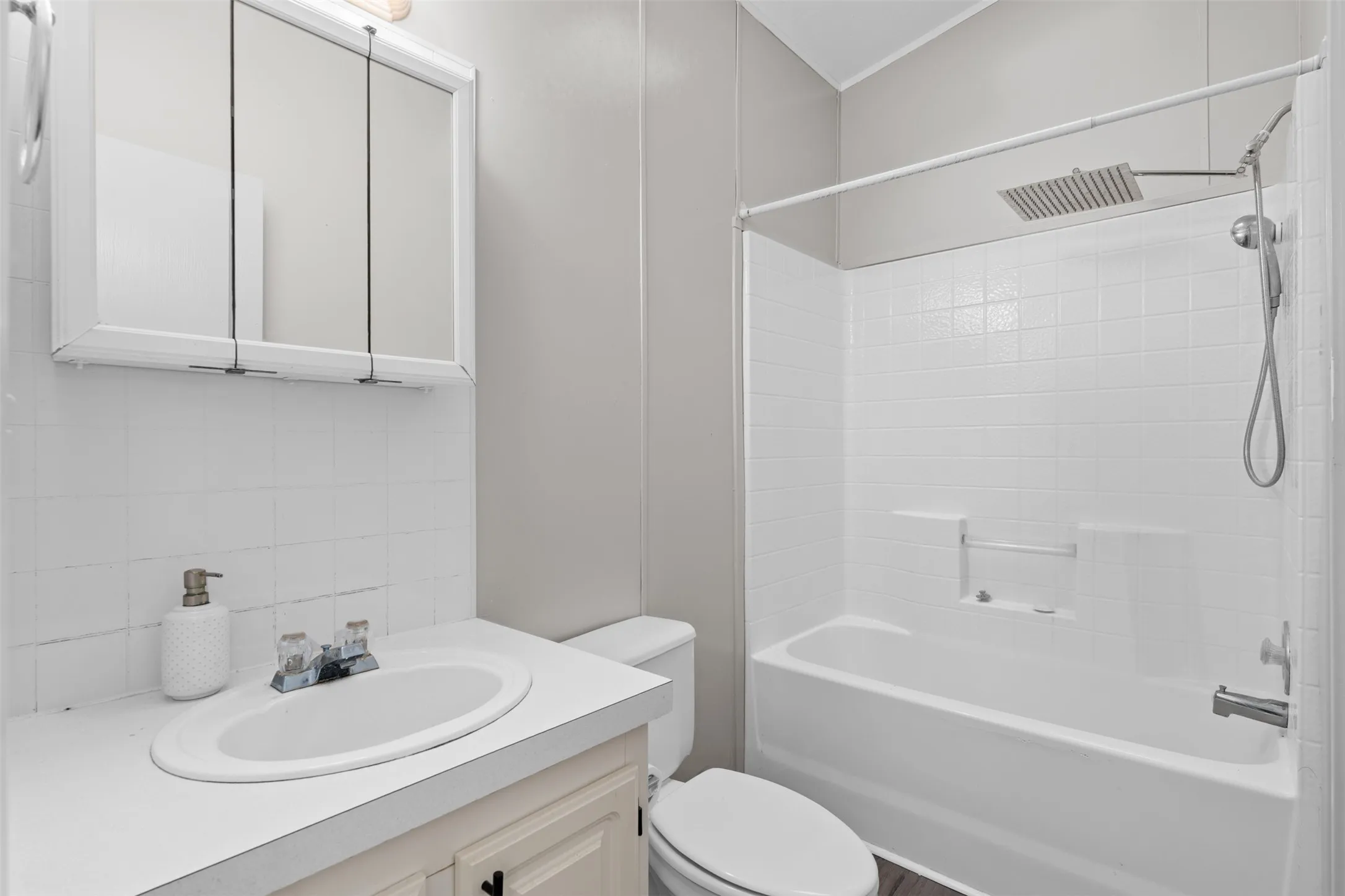 Updated bathroom in Whitney TX home with modern finishes