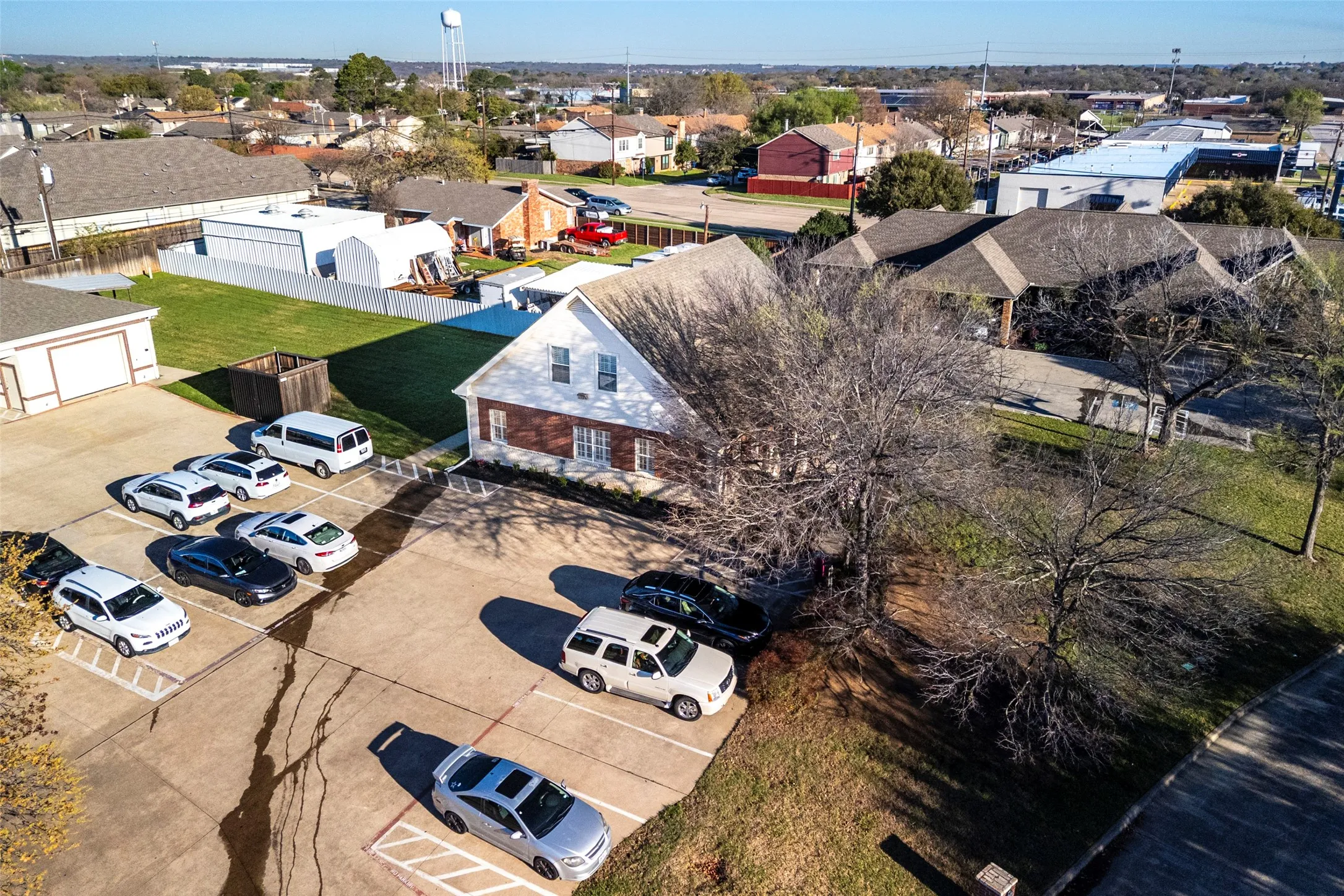 Parking area for building