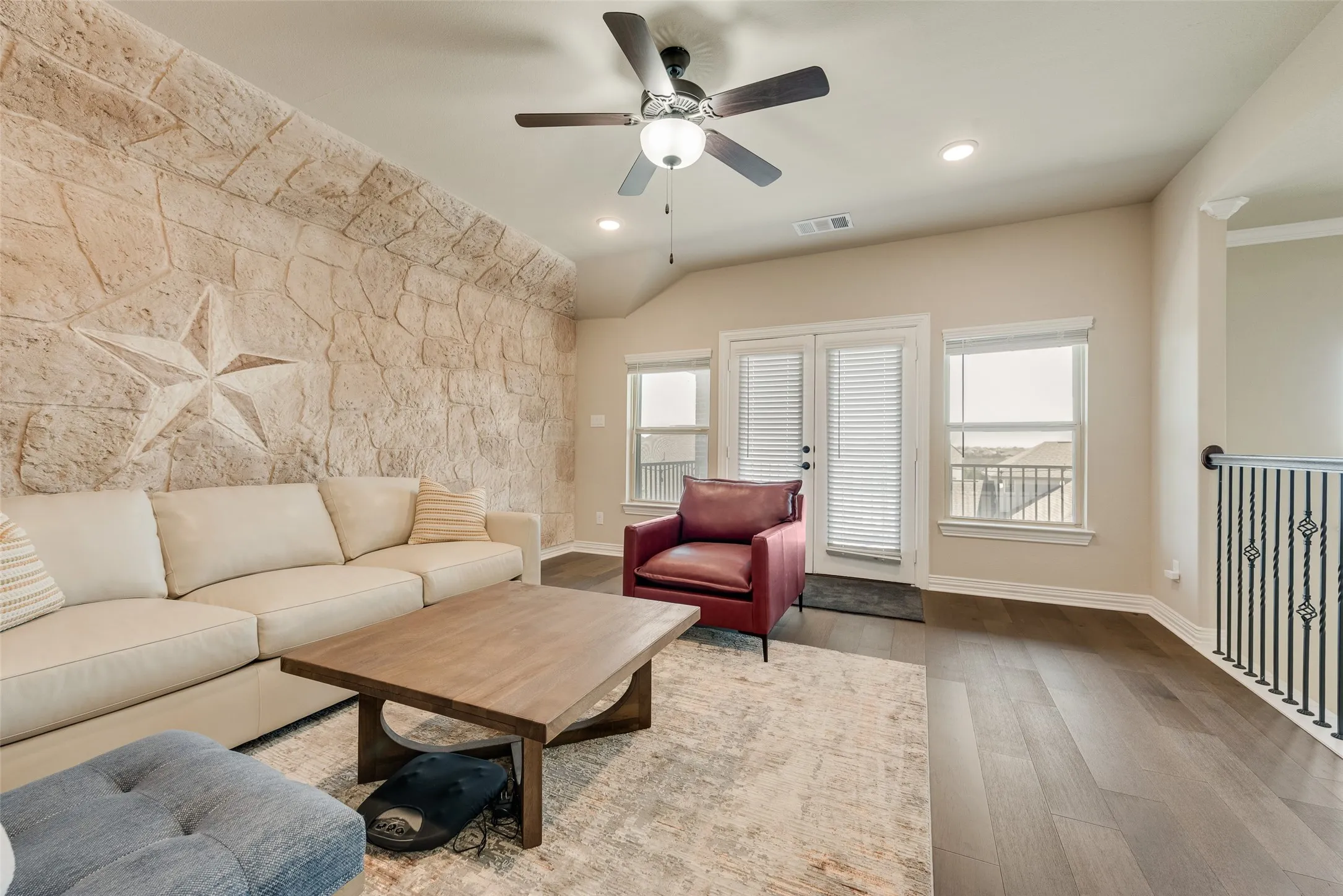 Huge game room with large balcony