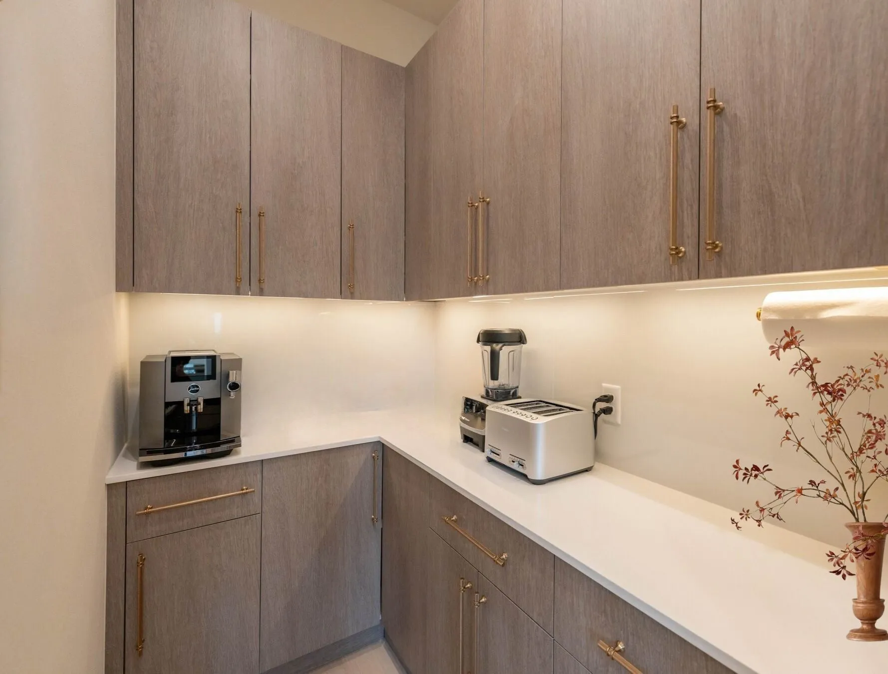 Walk in hidden pantry