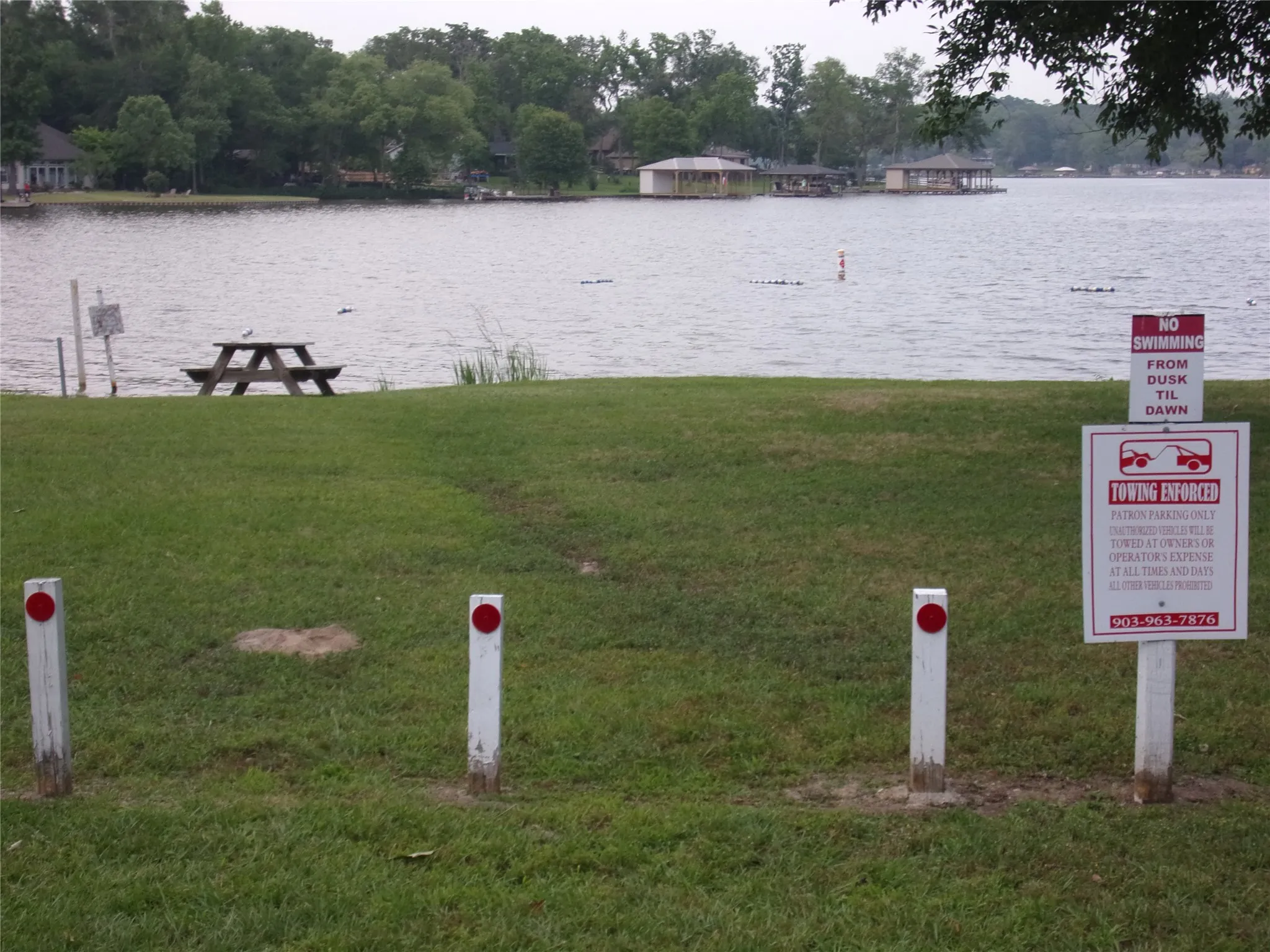 swim area from street