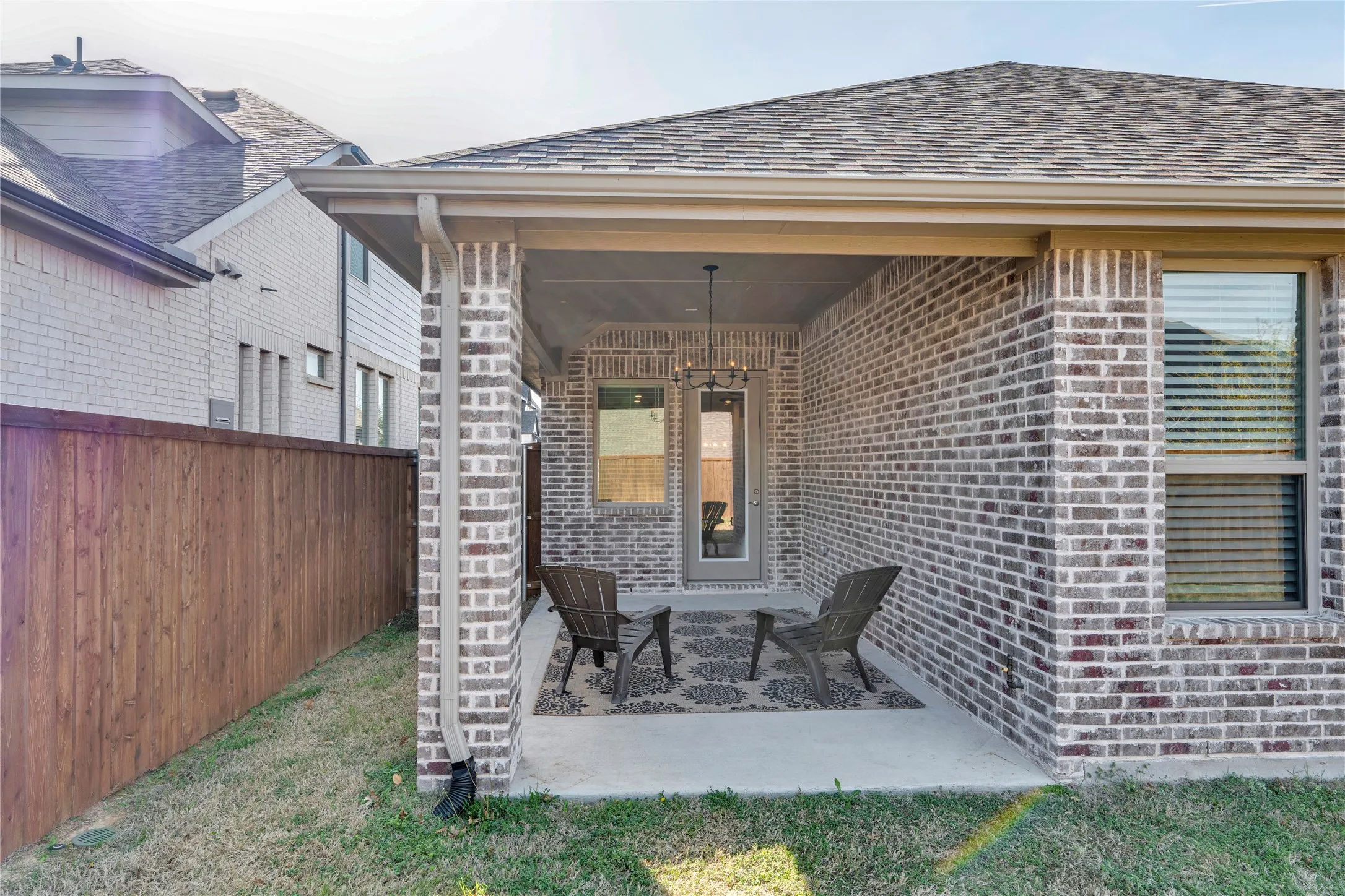 Covered patio