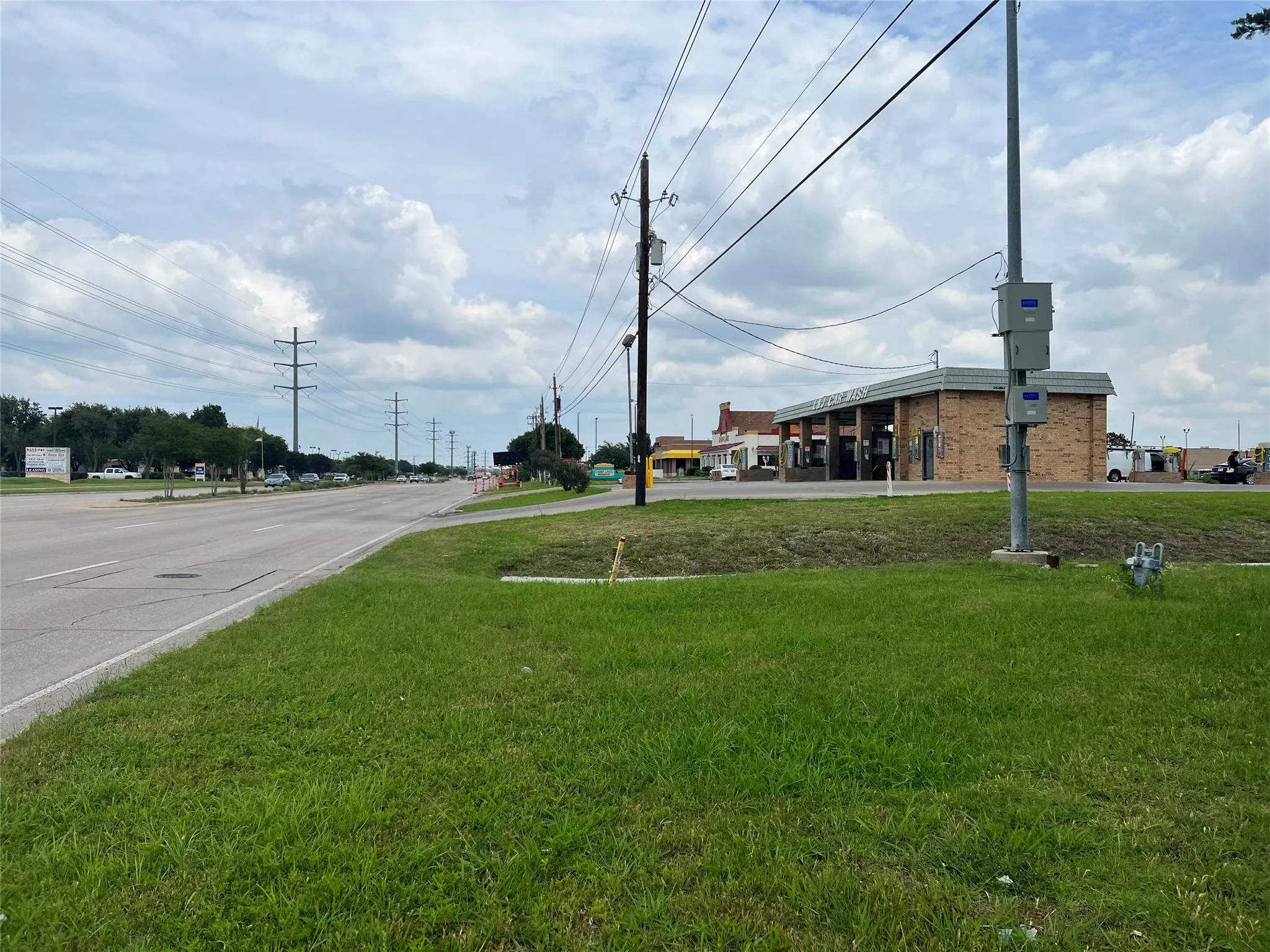Car wash Next to this property