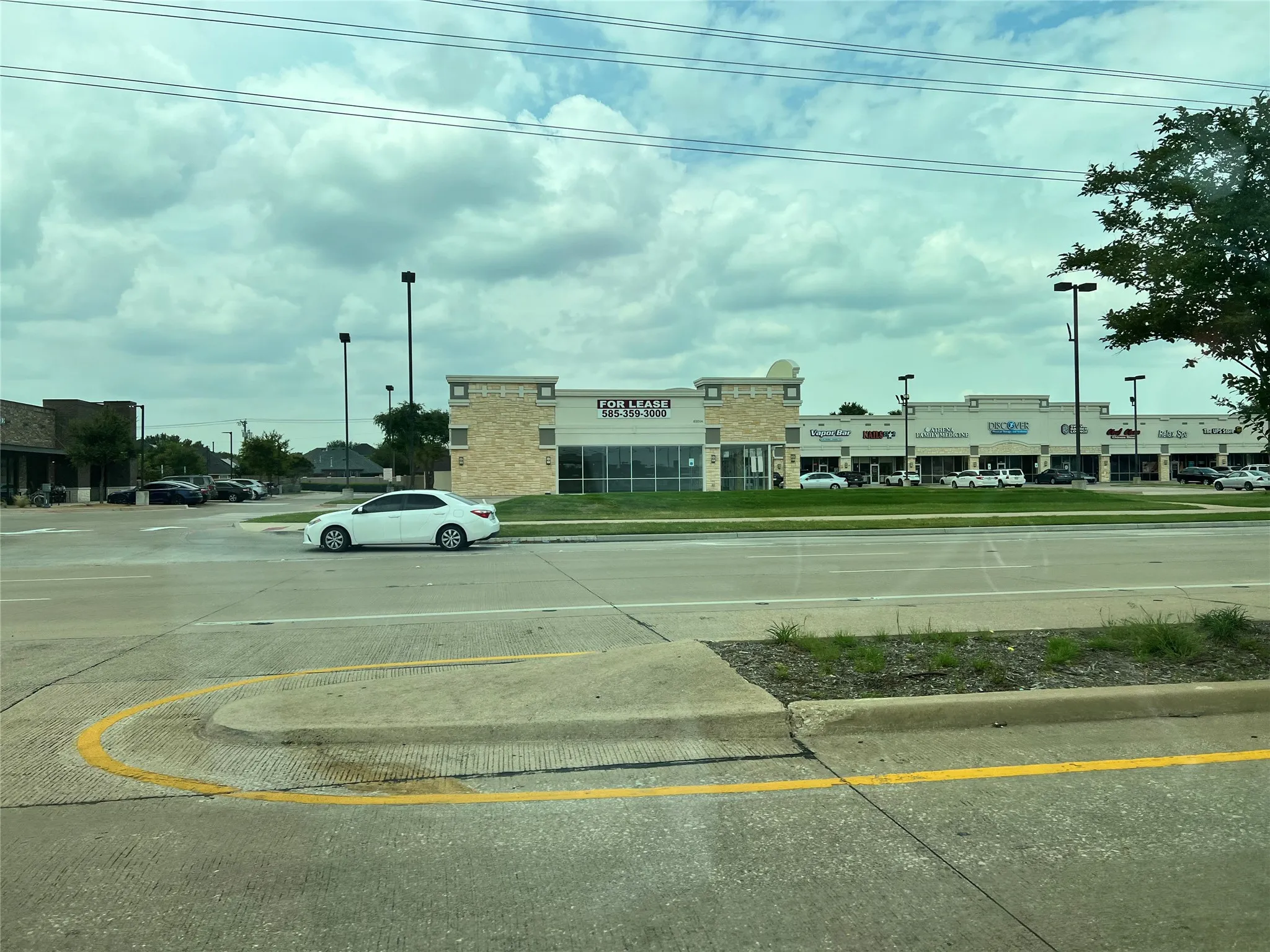 Commercial across