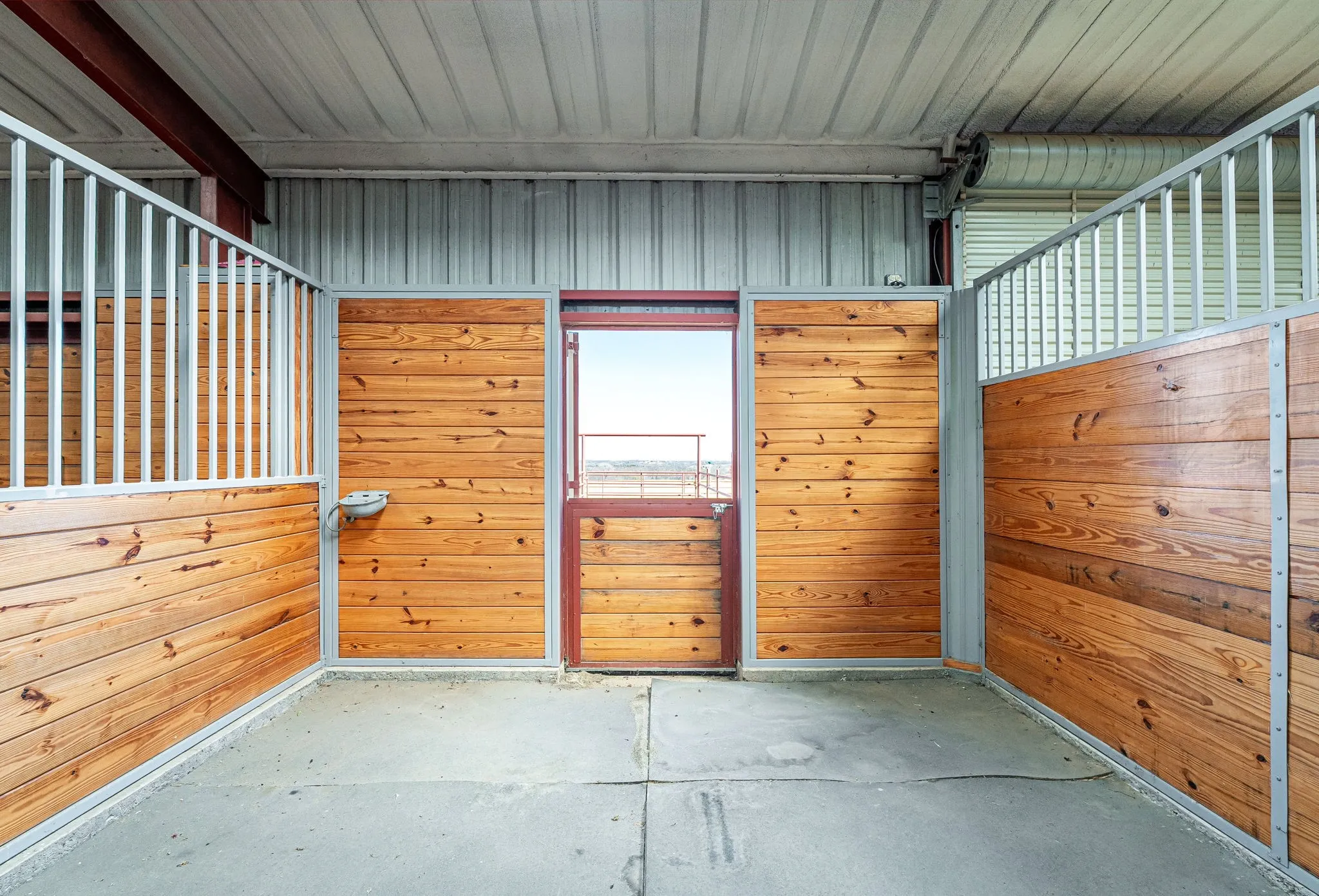 View of stable