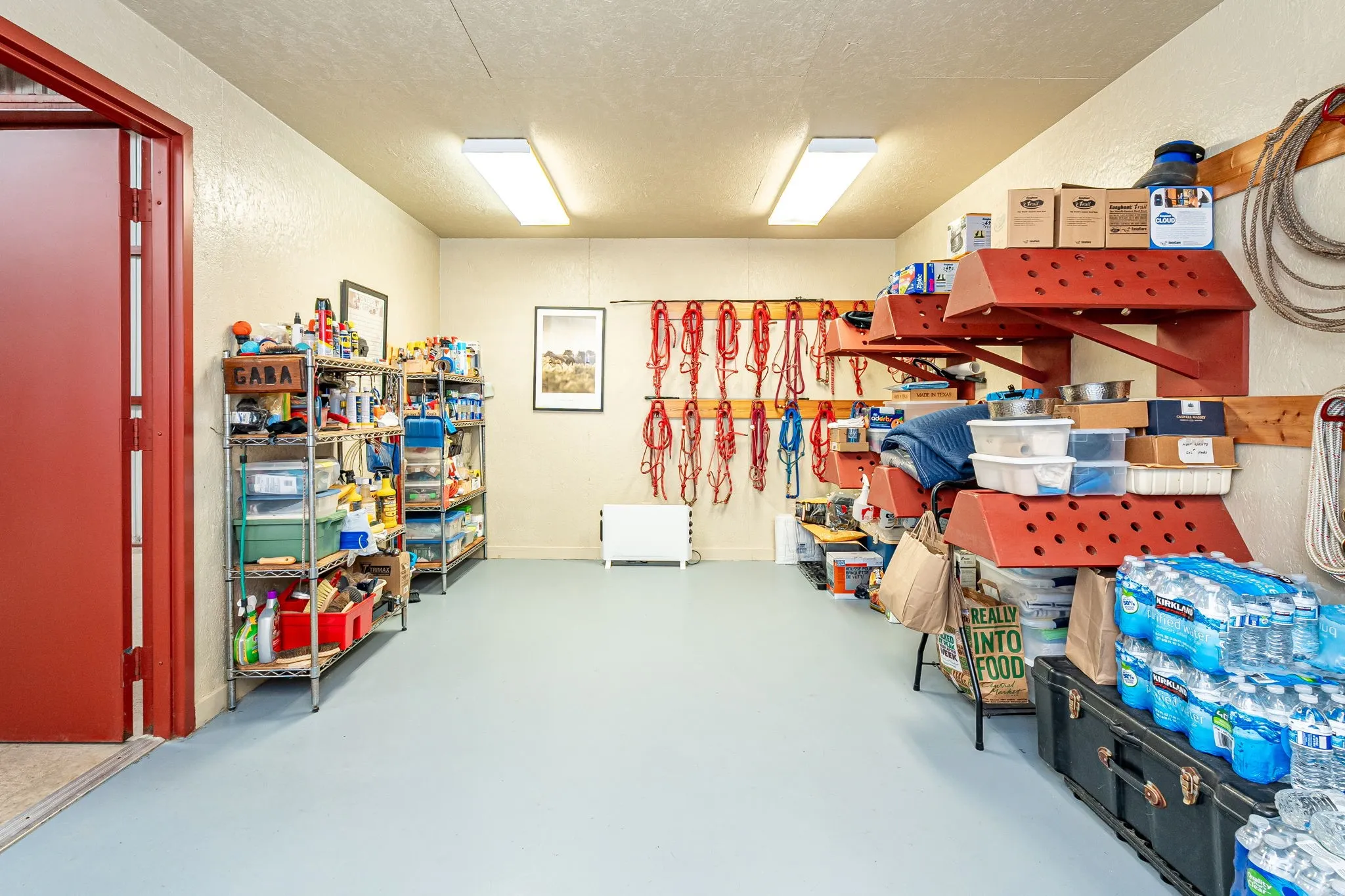 View of storage room