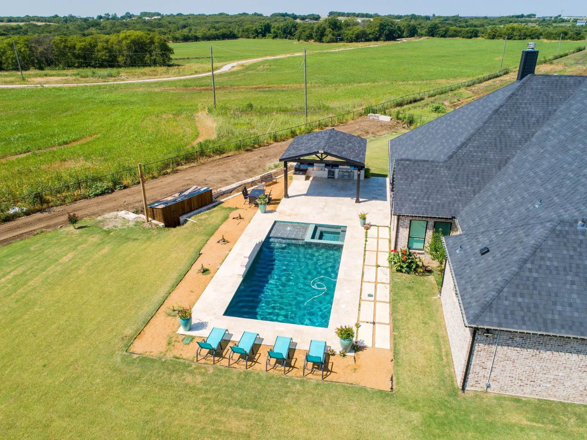 Single Family Residence For Sale in Denton County , 7299 Tom Trail, Krum, Texas 76249, 5 Bedroom, 4 Bathroom, 2 Garage spaces, 3,640 Sqft, built in 2023, Preowned, mls#21209740, Real Estate Agent in Krum, Homes For Sale in Denton county, Homes For Sale in Krum, Realtor in Krum Texas, Real Estate Brokerage Independent Realty Texas, Luminita Cordes Realtor