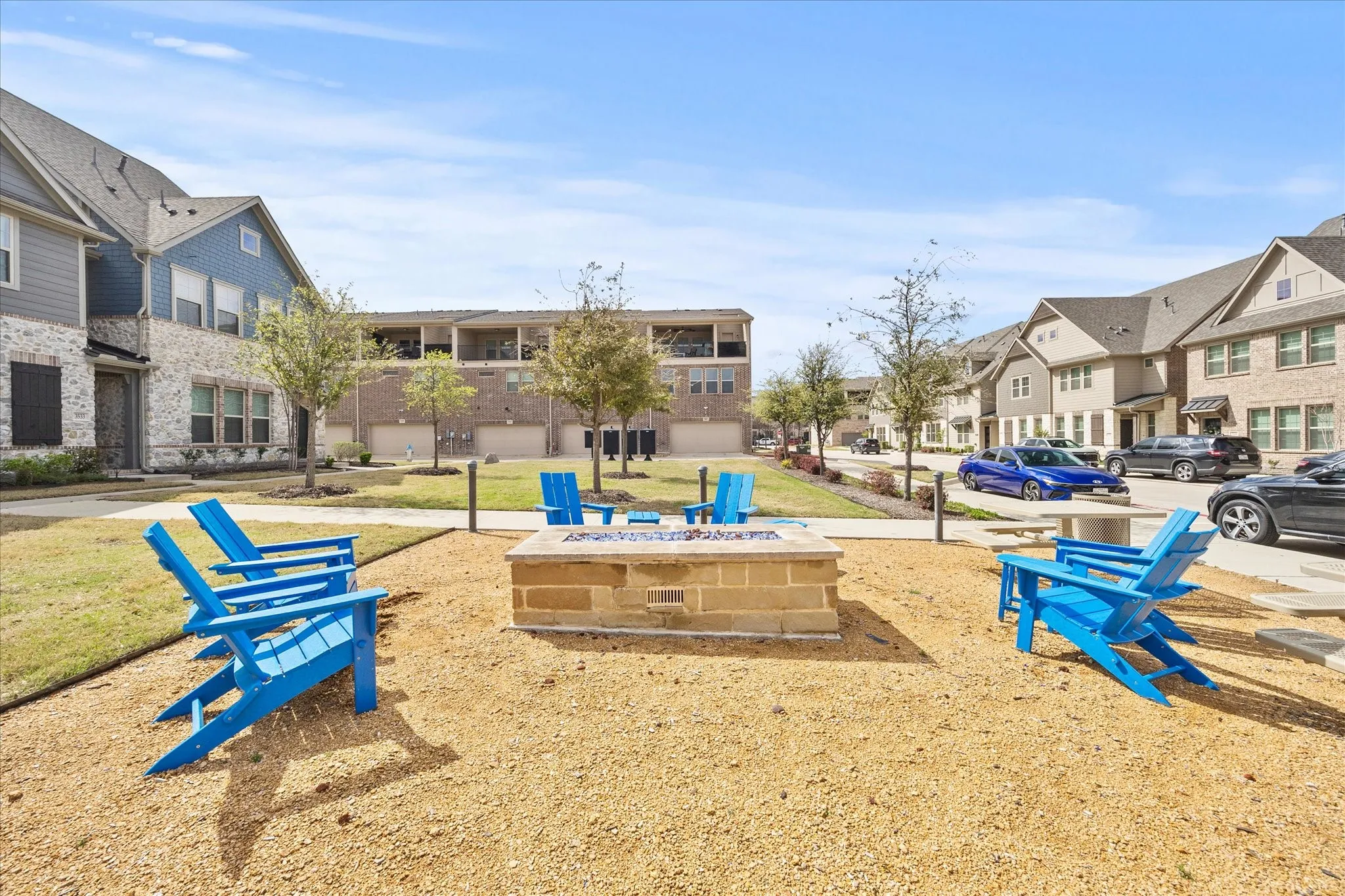 Fire pit area