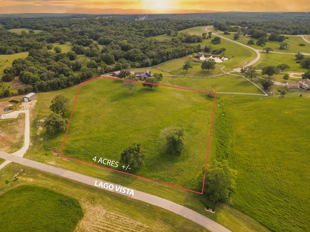 Aerial view with a rural view
