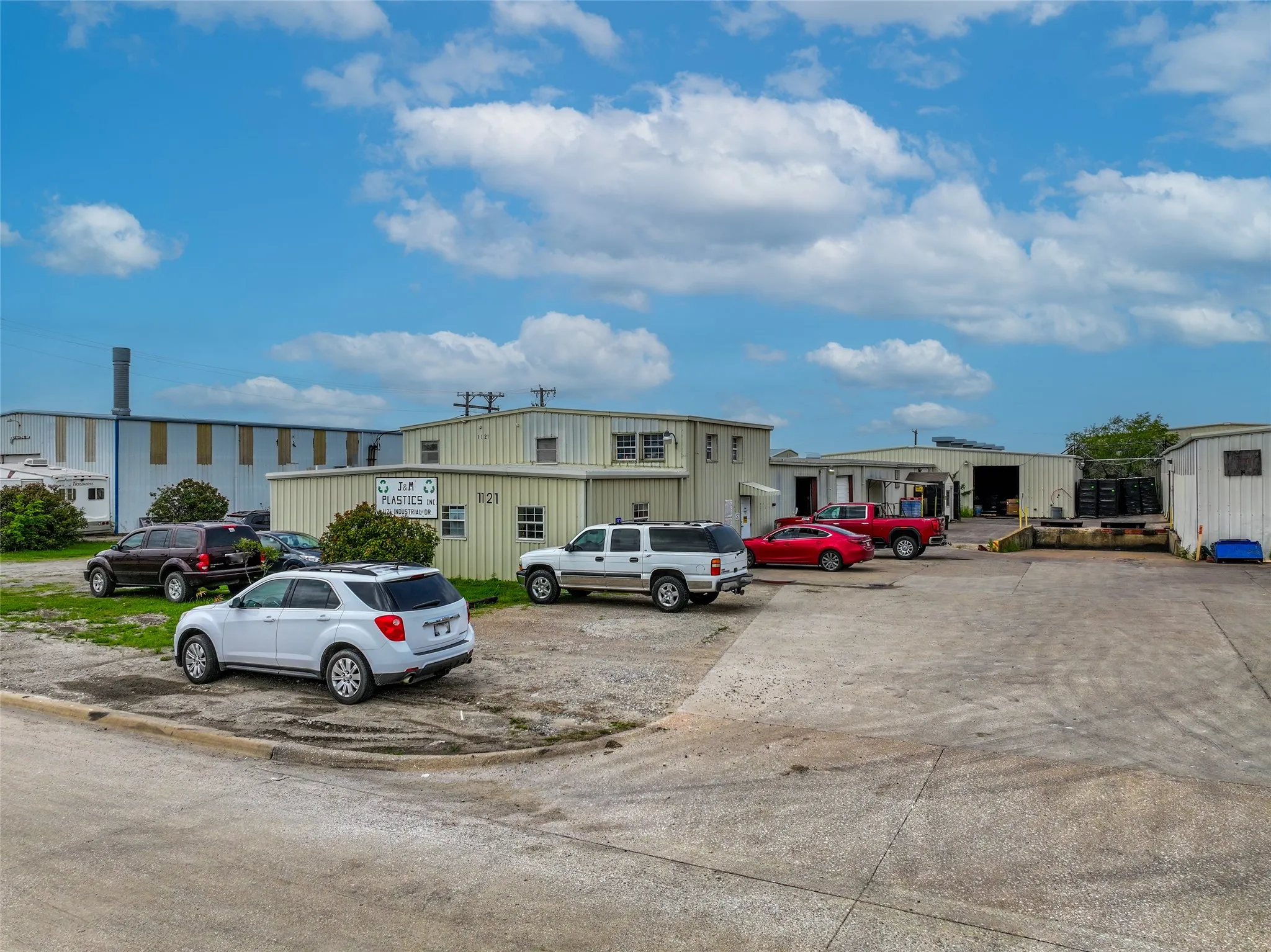 View of parking lot
