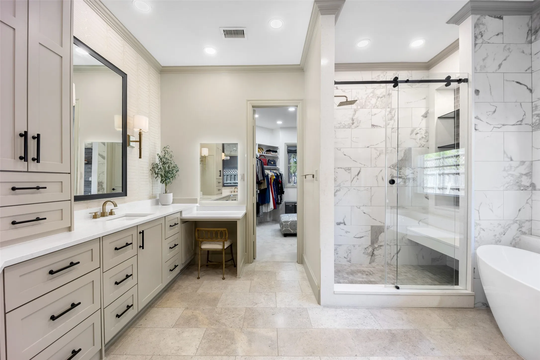 Spa-worthy primary bath has been
