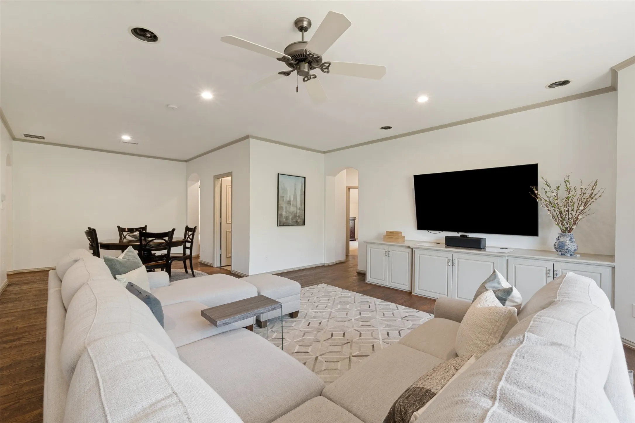 Bedrooms are accessible off game room.