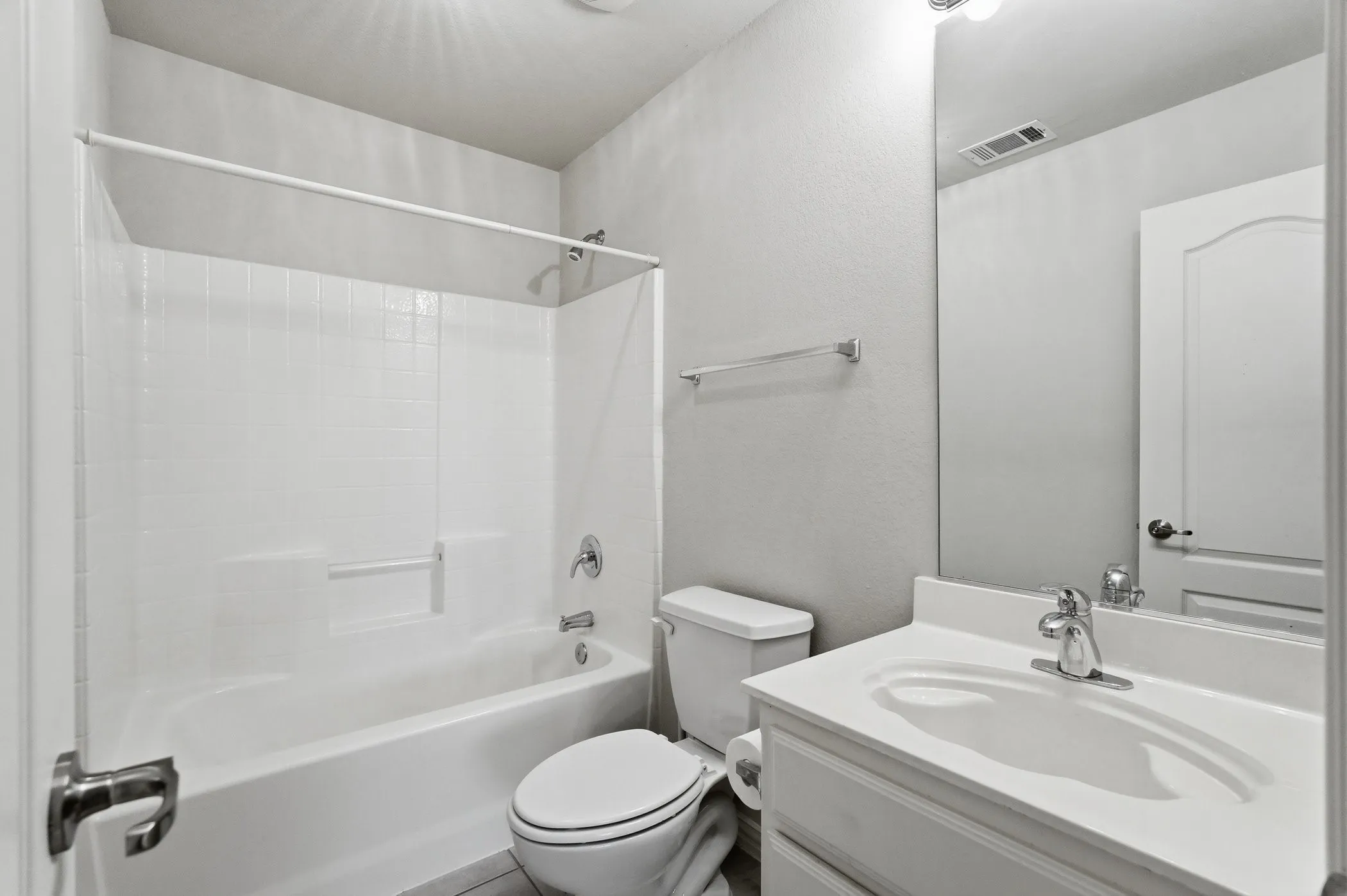 Bathroom featuring vanity and shower / bathtub combination 2nd floor