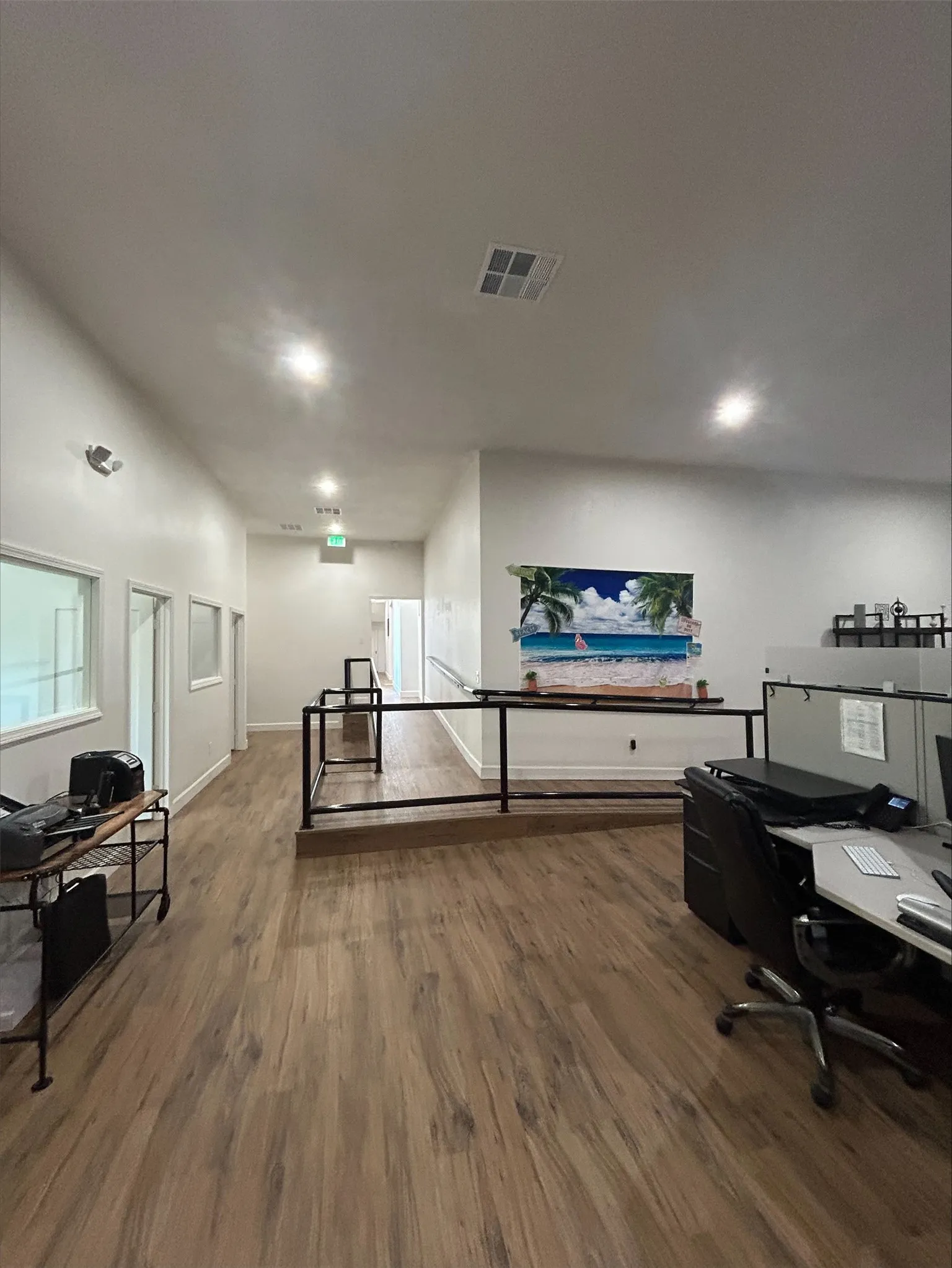 Bullpen area