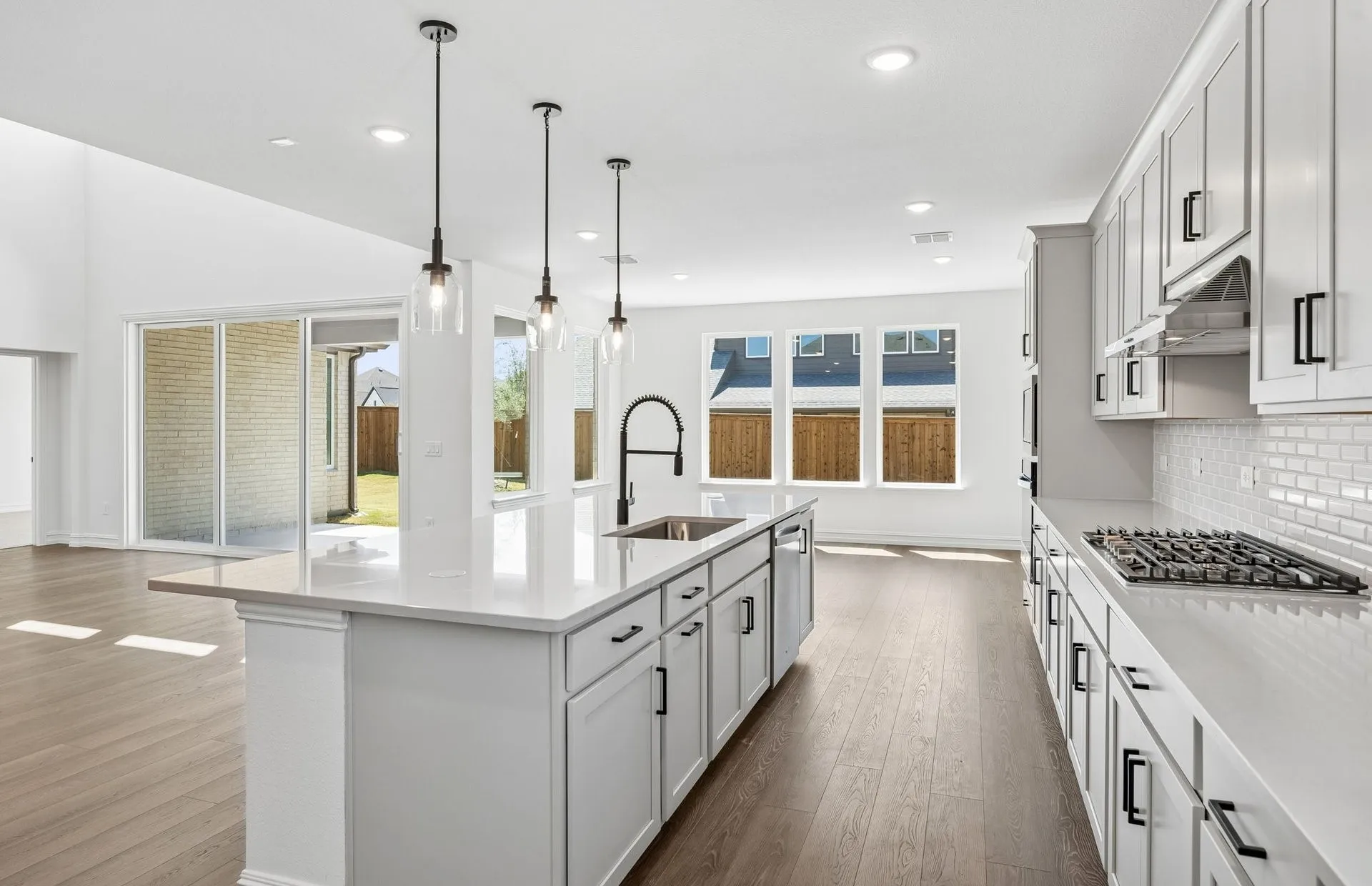 Abundant cabinet space available