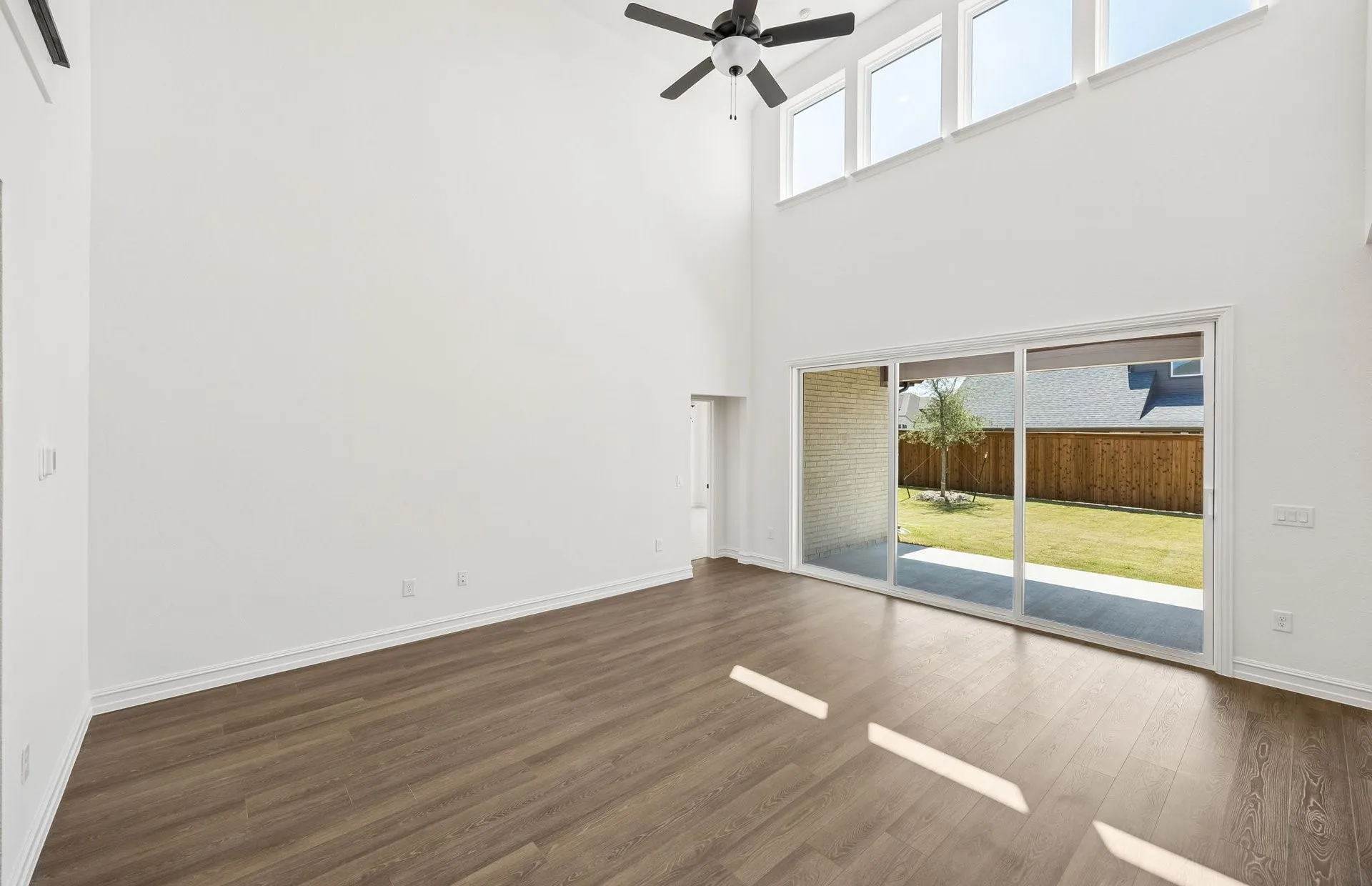 Soaring ceilings with natural light