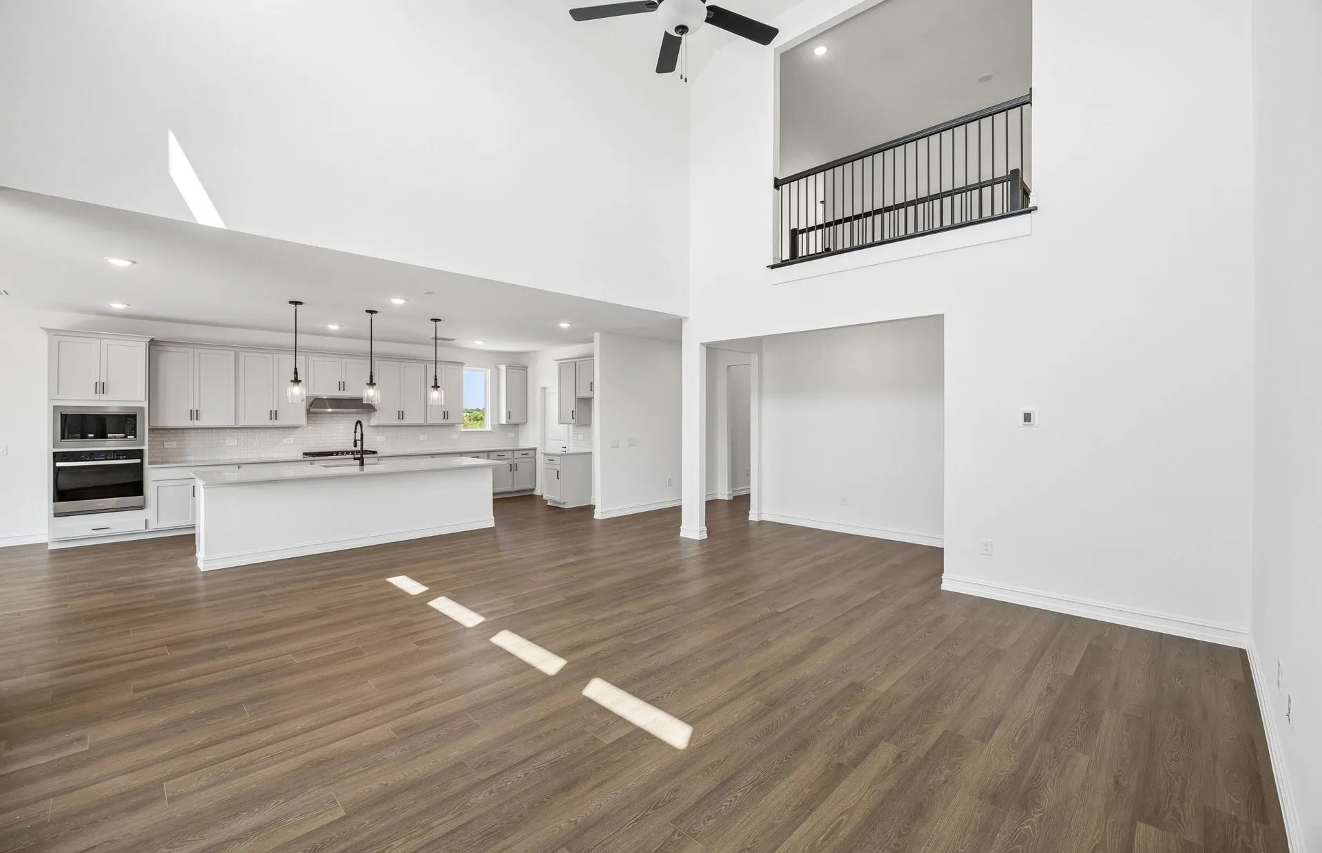 View of kitchen in gathering room