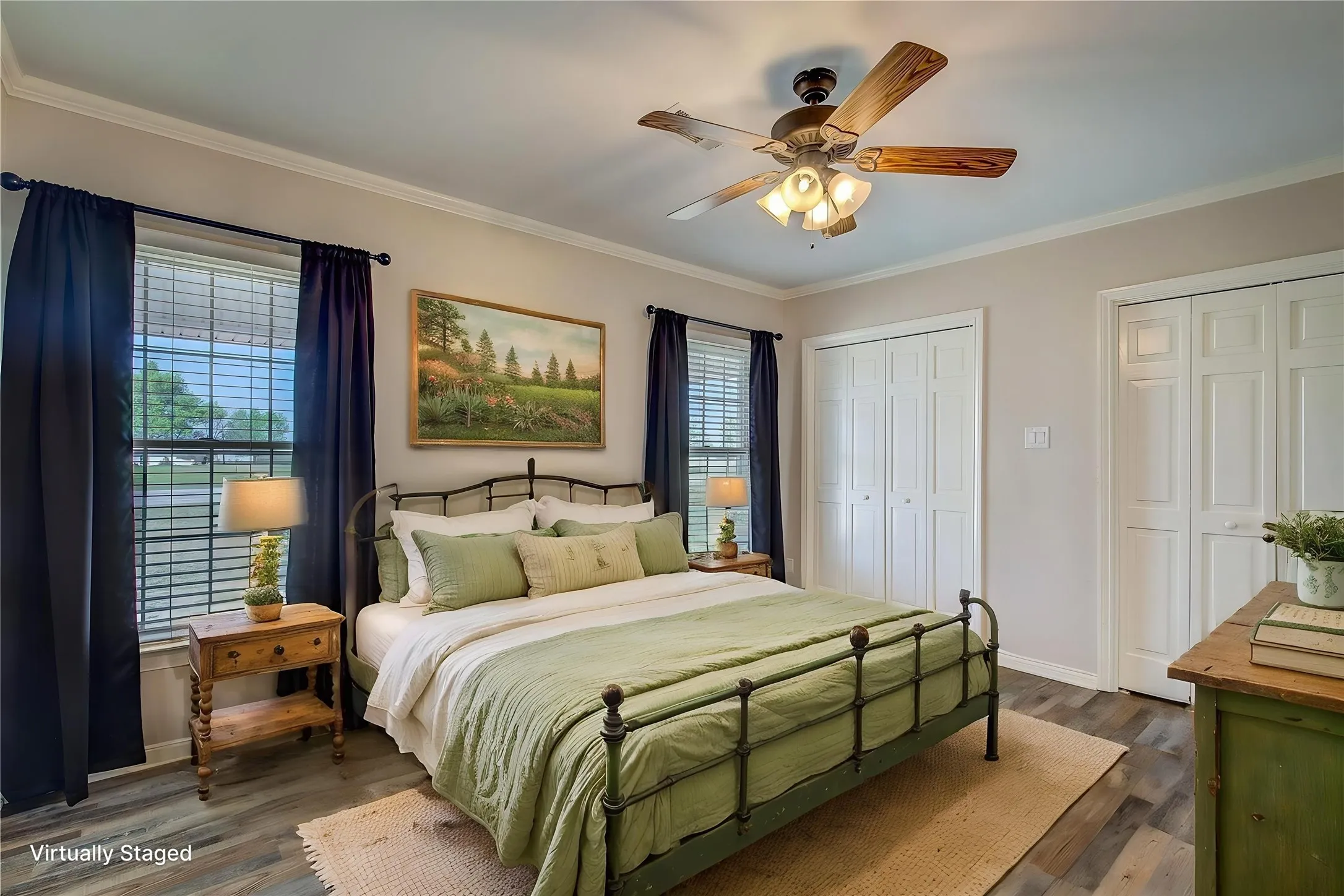 bedroom 3 - upstairs has dual closets, Andersen windows