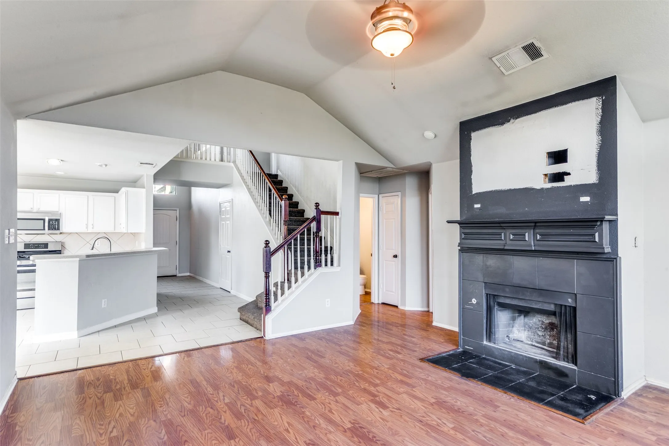 Entertaining or simply a family night at home, the cook won't be left out of conversations.  Your home has the ideal flow with the open floorplan.