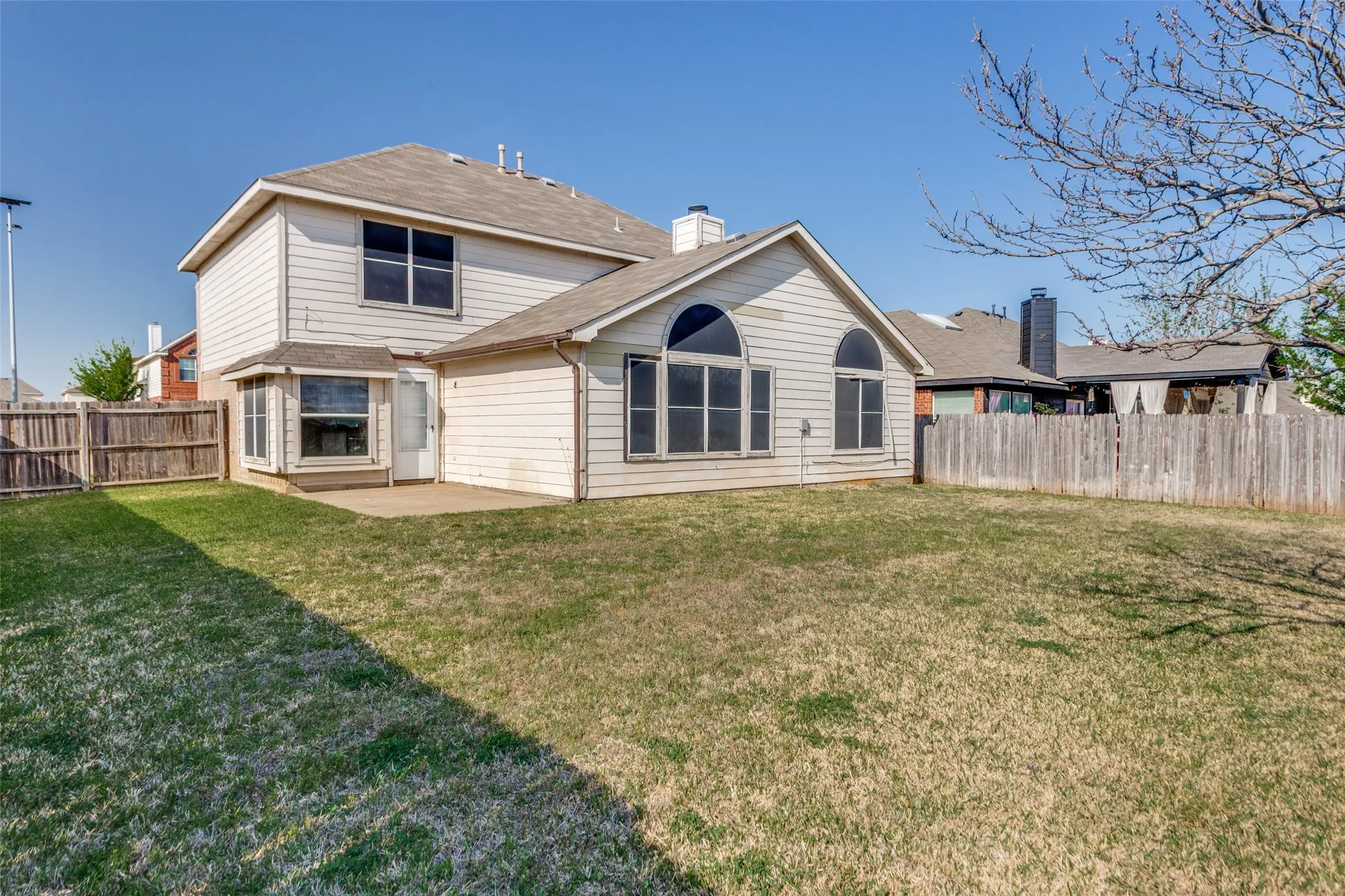 Check out this yard!  Plenty of room for entertaining, letting the kids run or maybe it's time for that veggie garden you've been wanting!