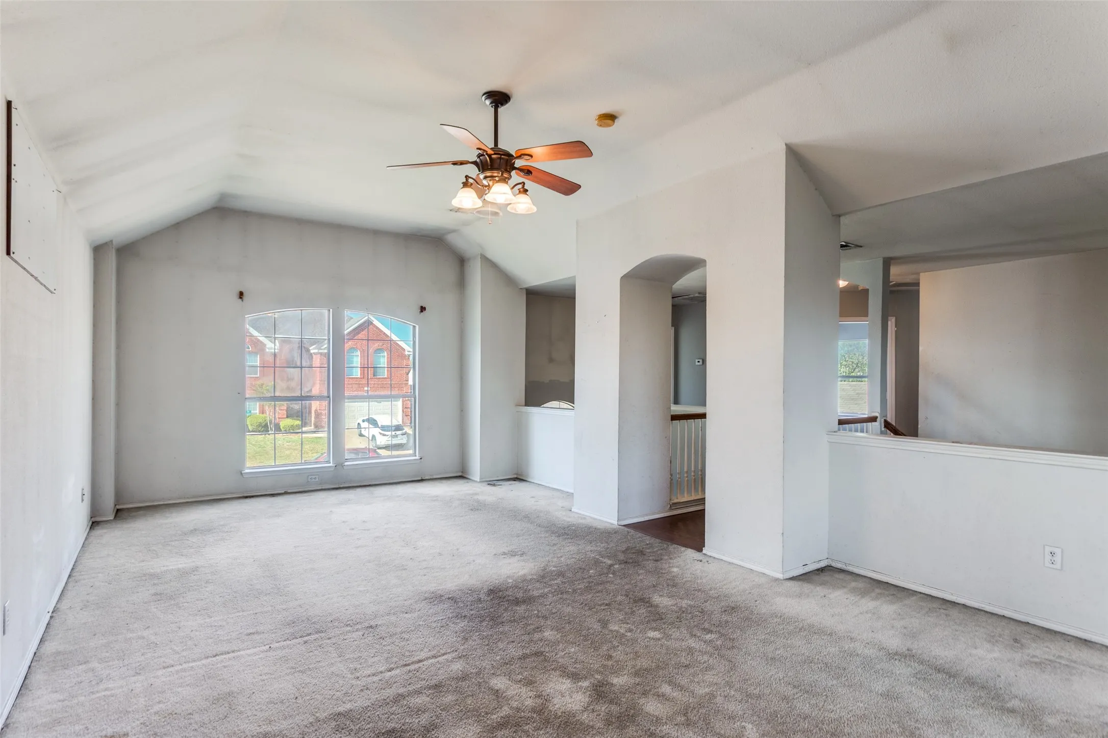 Have you been wanting a home for your pool table or maybe just a separate space for the kids to hang out?  You will find that upstairs.