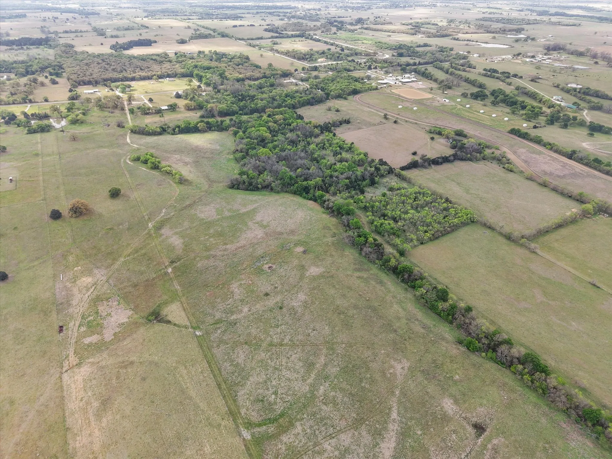 View of rural area with farmland
