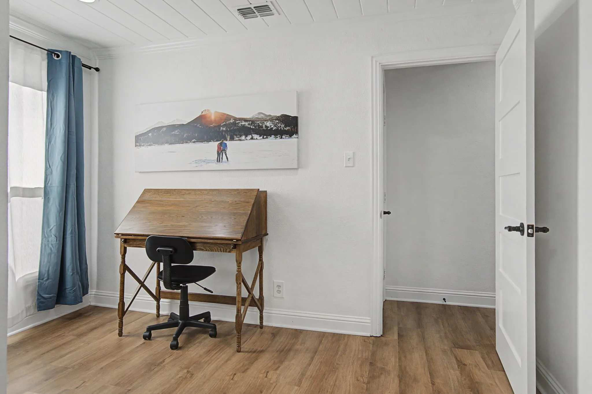 Bonus room off Master bedroom can double as home office or sitting room