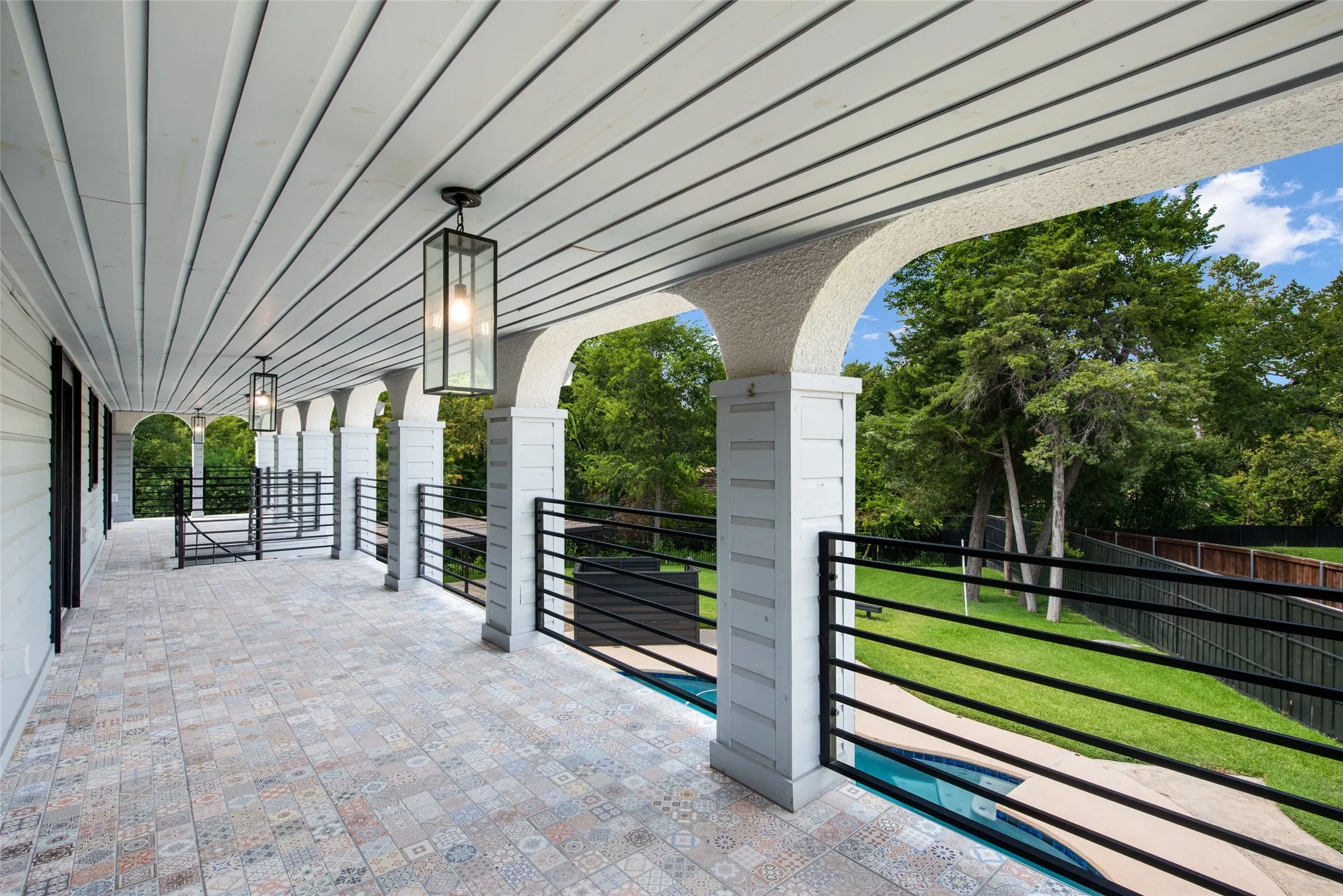 View of patio