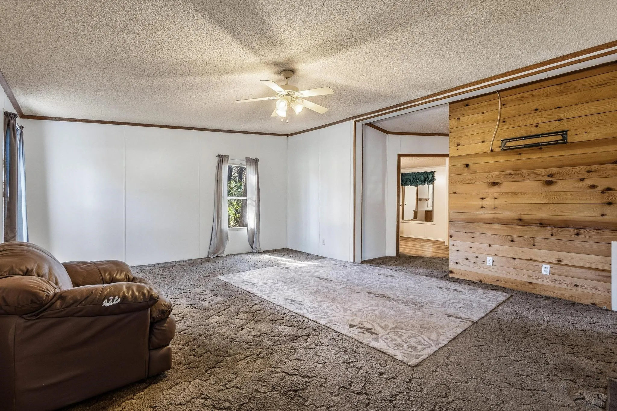 Primary bedroom by the living room