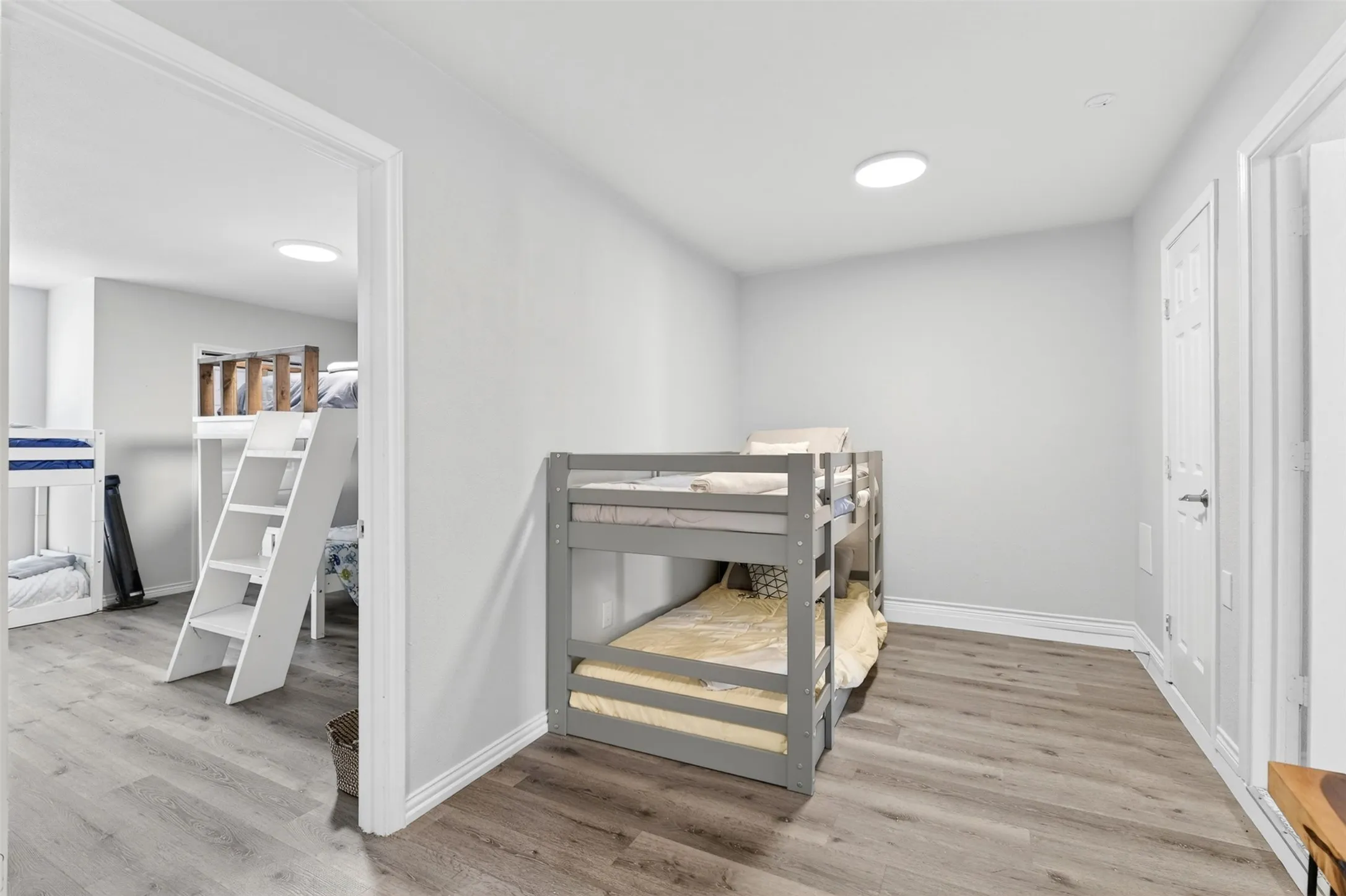 Additional space in guest bedroom area to allow for extra beds