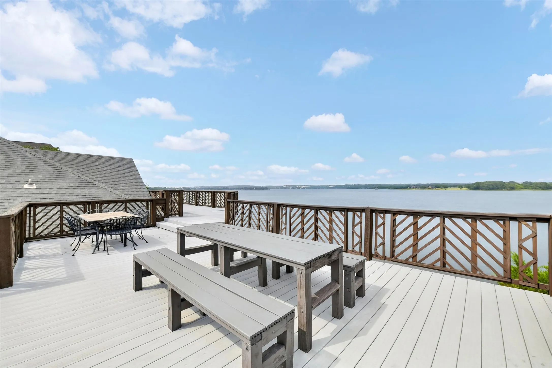Patio dining area