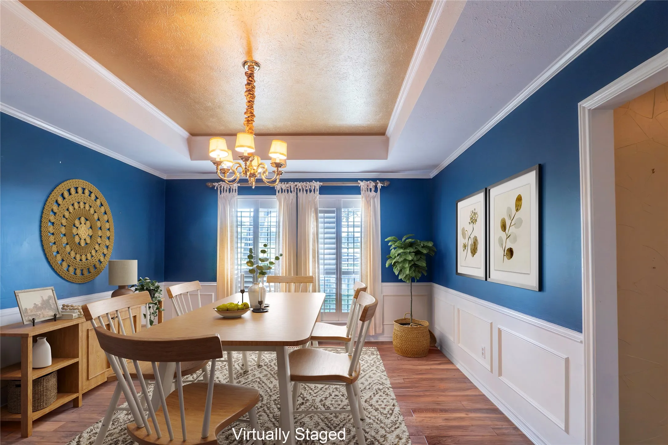 Formal Dining Room - virtually staged
