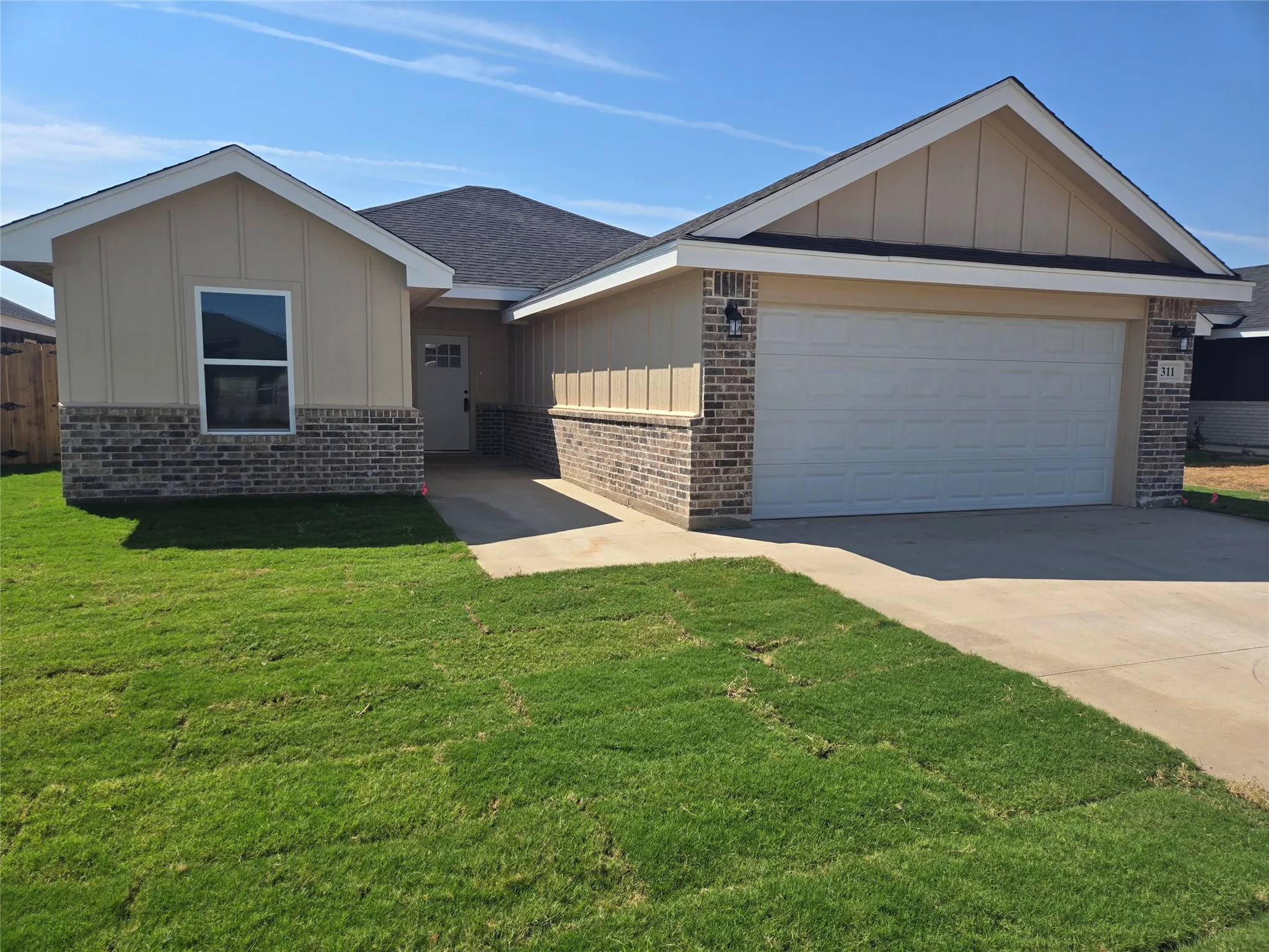 Single Family Residence For Sale in Taylor County , 311 Waterloo Drive, Abilene, Texas 79602, 3 Bedroom, 2 Bathroom, 2 Garage spaces, 1,286 Sqft, built in 2026, New Construction - Incomplete, mls#21213387, Real Estate Agent in Abilene, Homes For Sale in Taylor county, Homes For Sale in Abilene, Realtor in Abilene Texas, Real Estate Brokerage Independent Realty Texas, Luminita Cordes Realtor