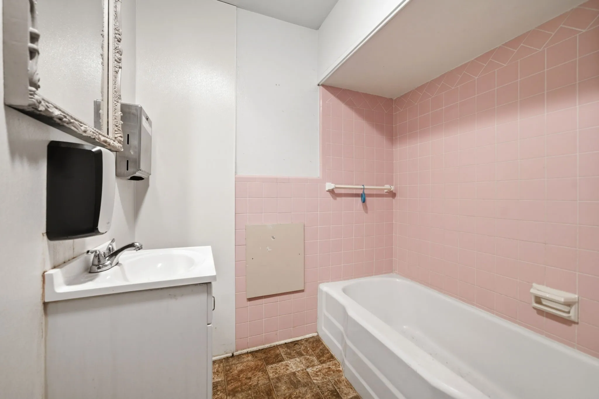 Bathroom in Brick Structure