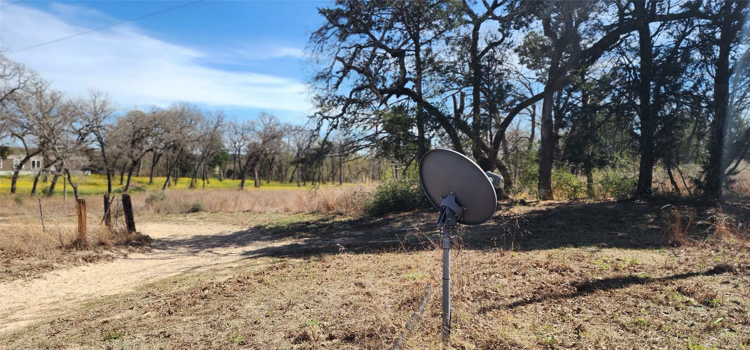 Road going out of the property.