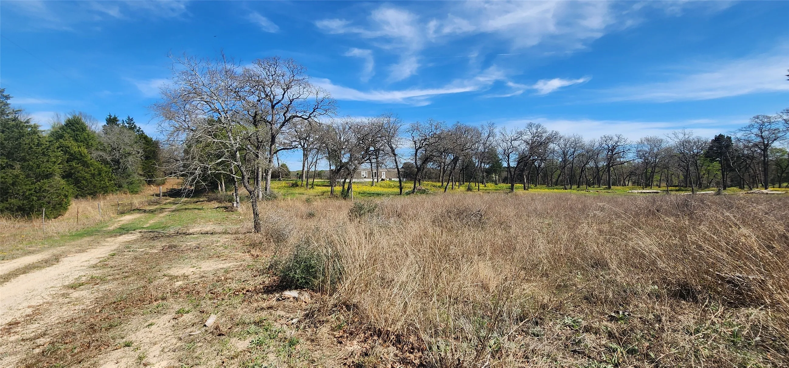 Road going out of the property.