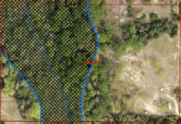 Aerial overview of property's location