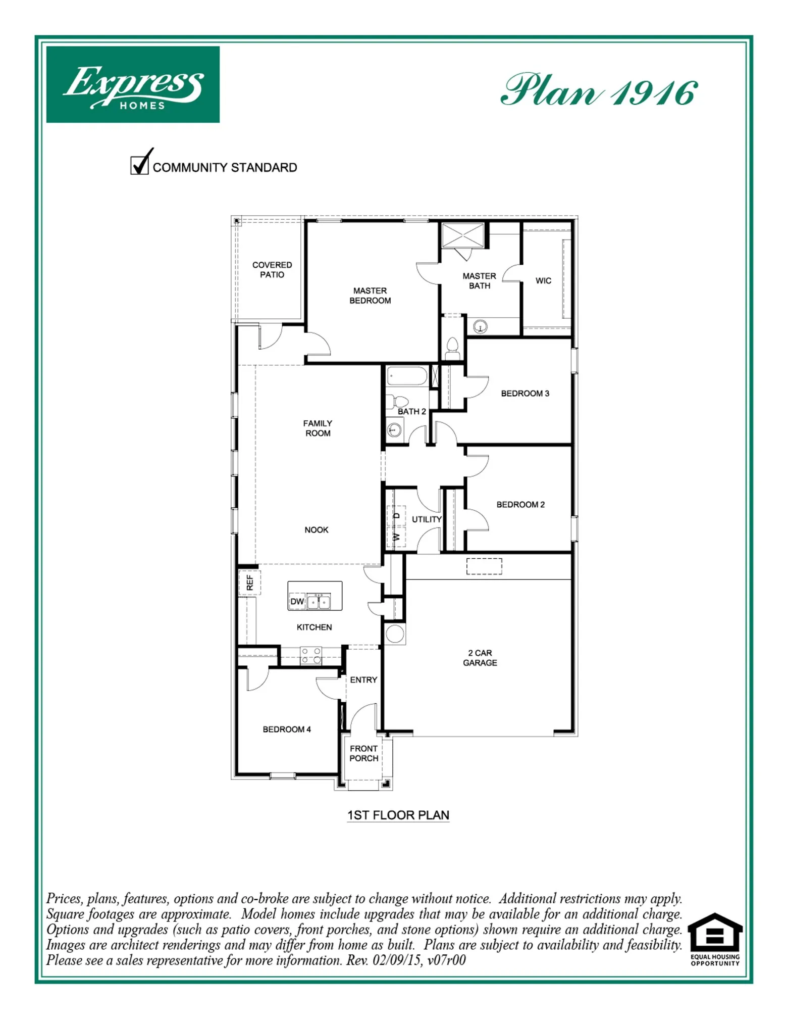 Builder's Floor Plan
