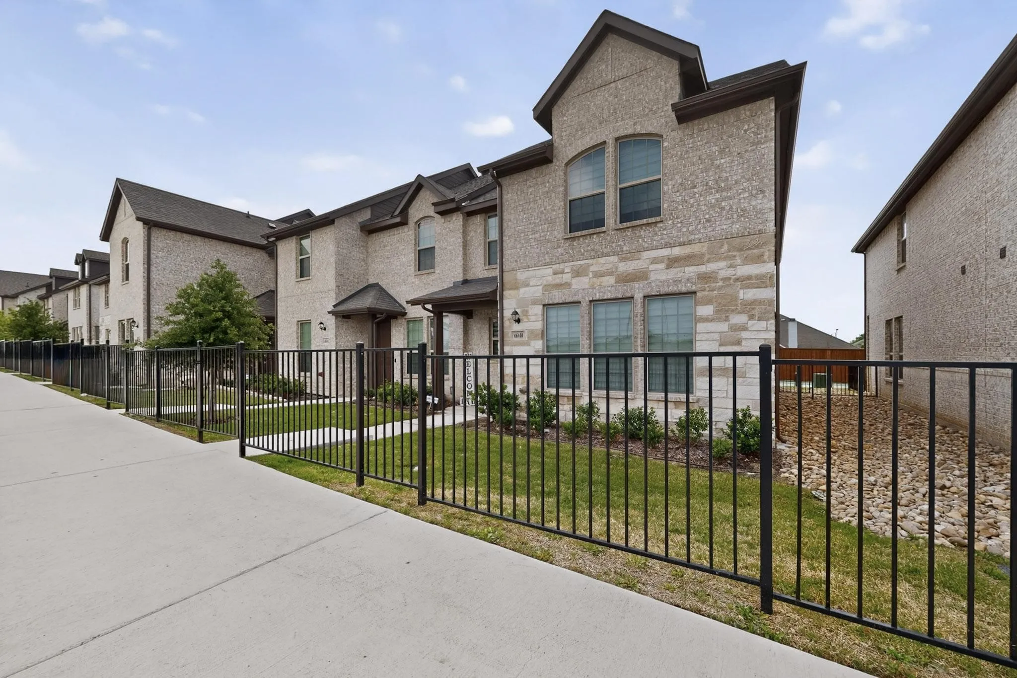 Brick and stone detail you rarely get at this price