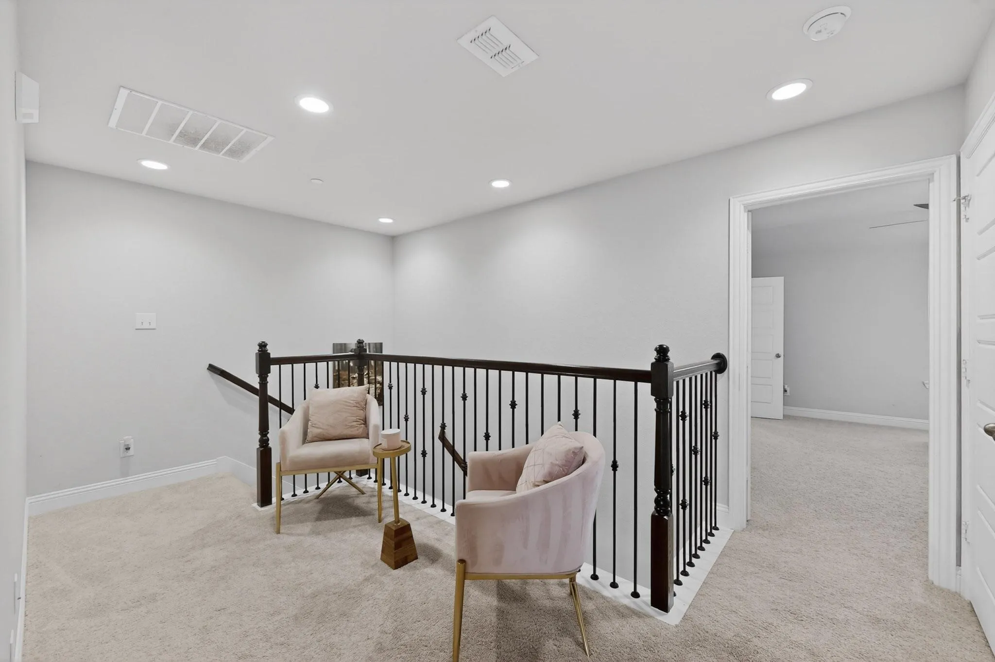 Upstairs landing connects the loft and bedrooms