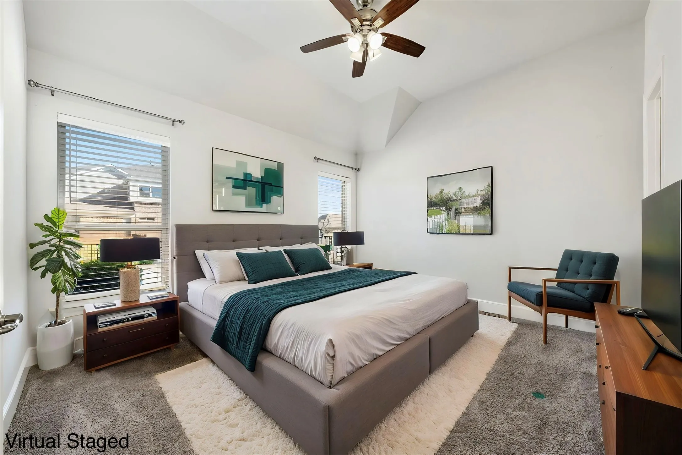 Bedroom #3 - Virtual Staged