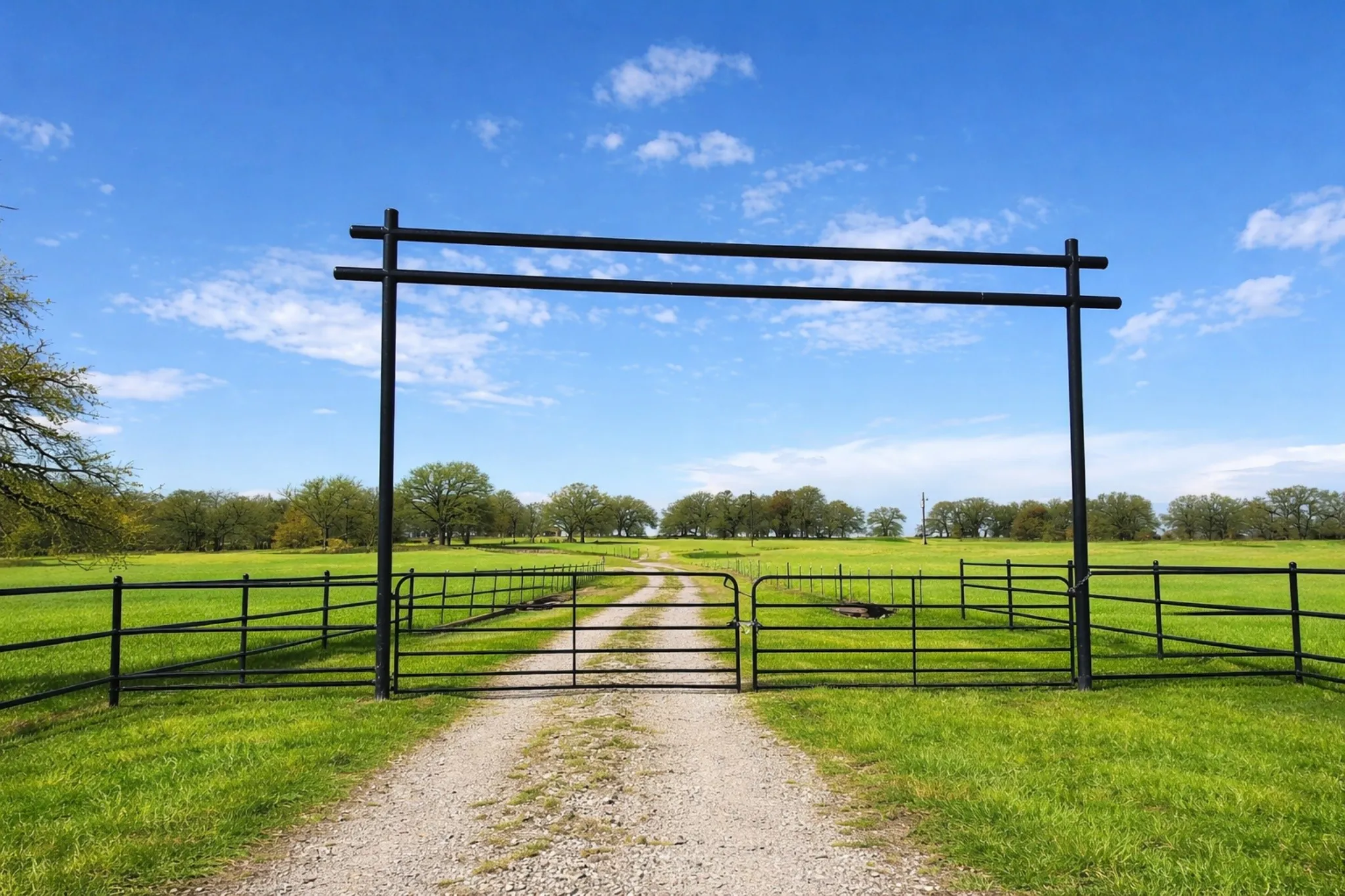 Gate to the property