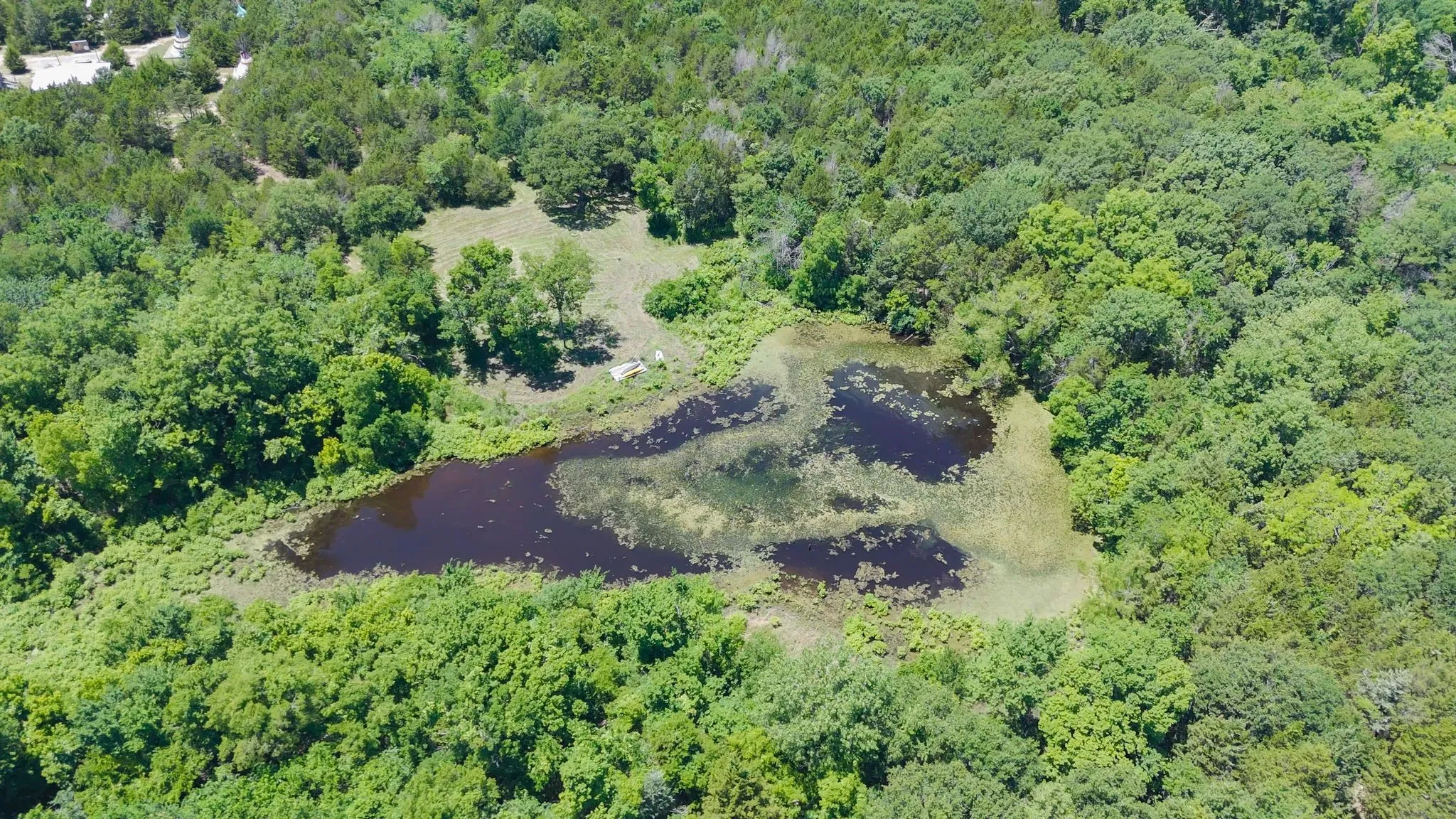 Large pond approximately 1 acre in size!