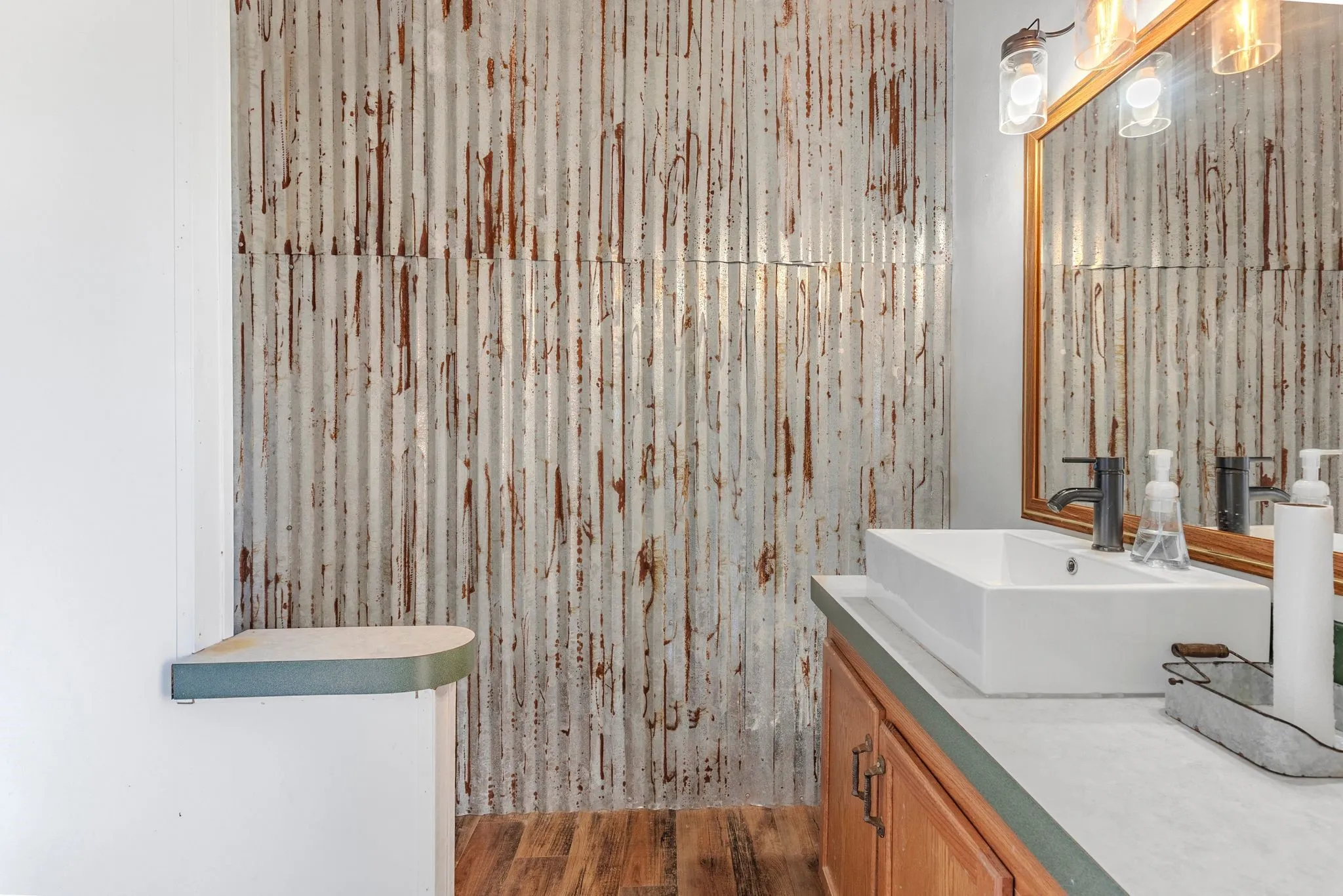Full bath accessed from the exterior!