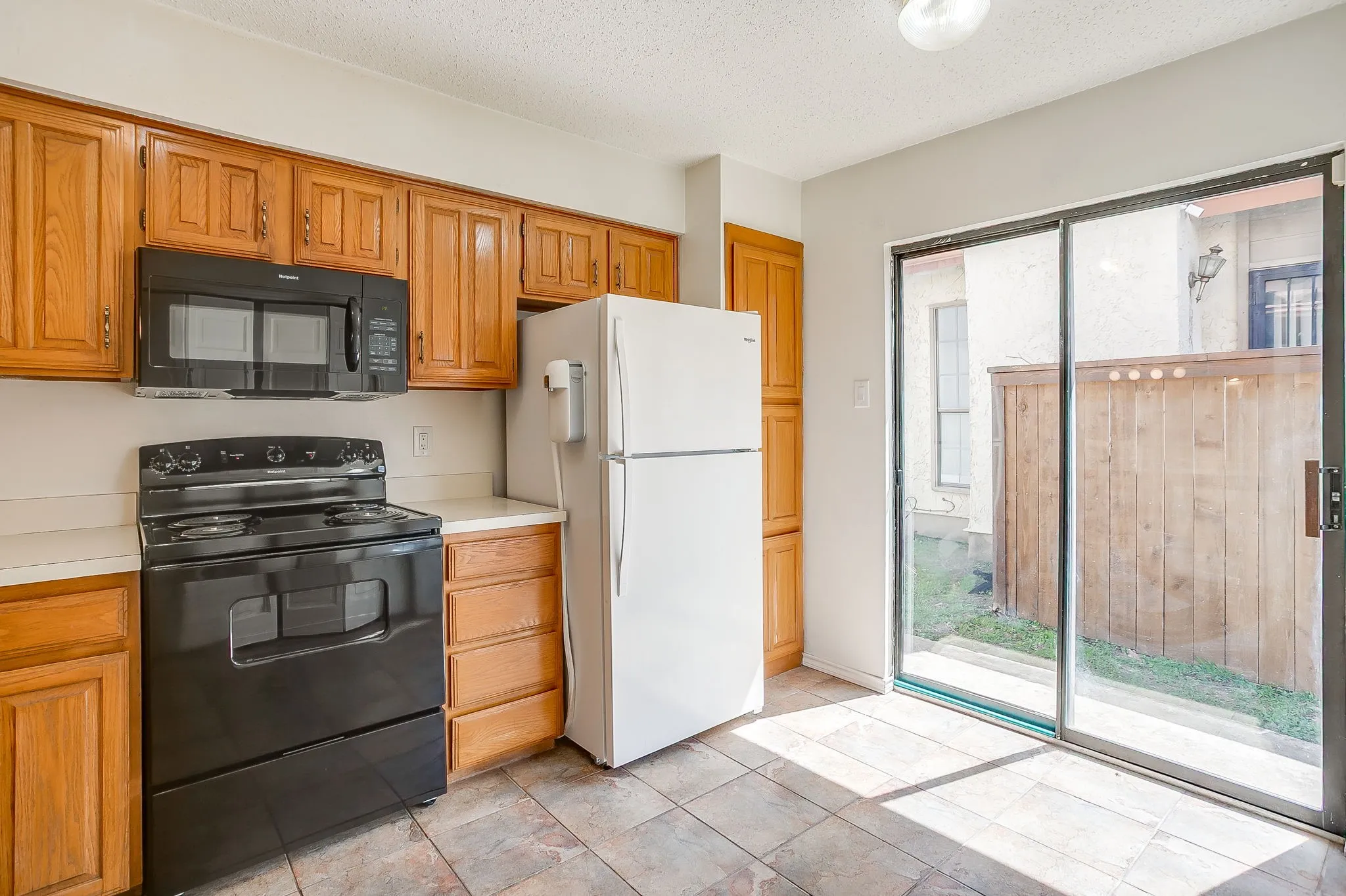 Brand new range, dishwasher, and microwave